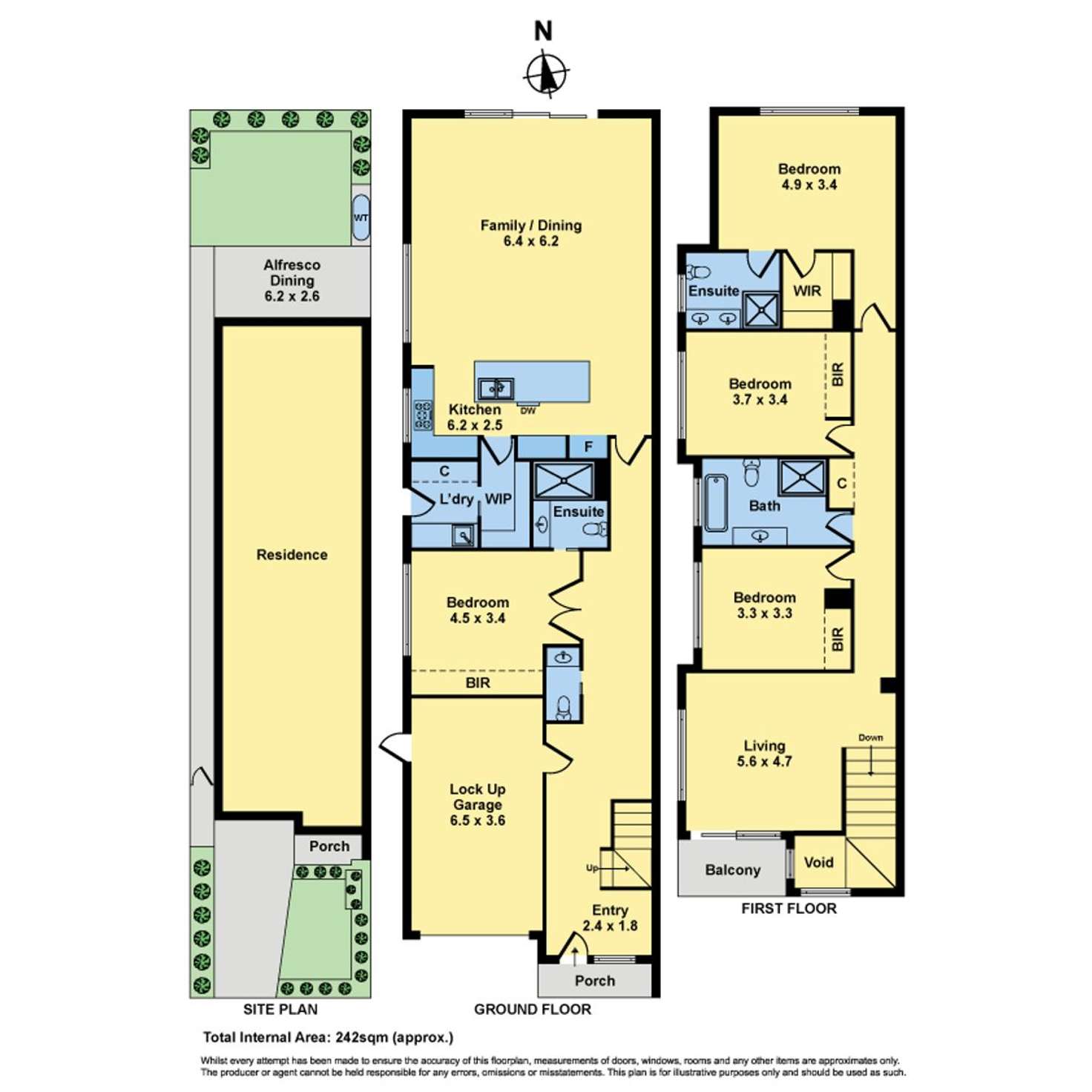 Floorplan of Homely townhouse listing, 22A Macey Avenue, Avondale Heights VIC 3034