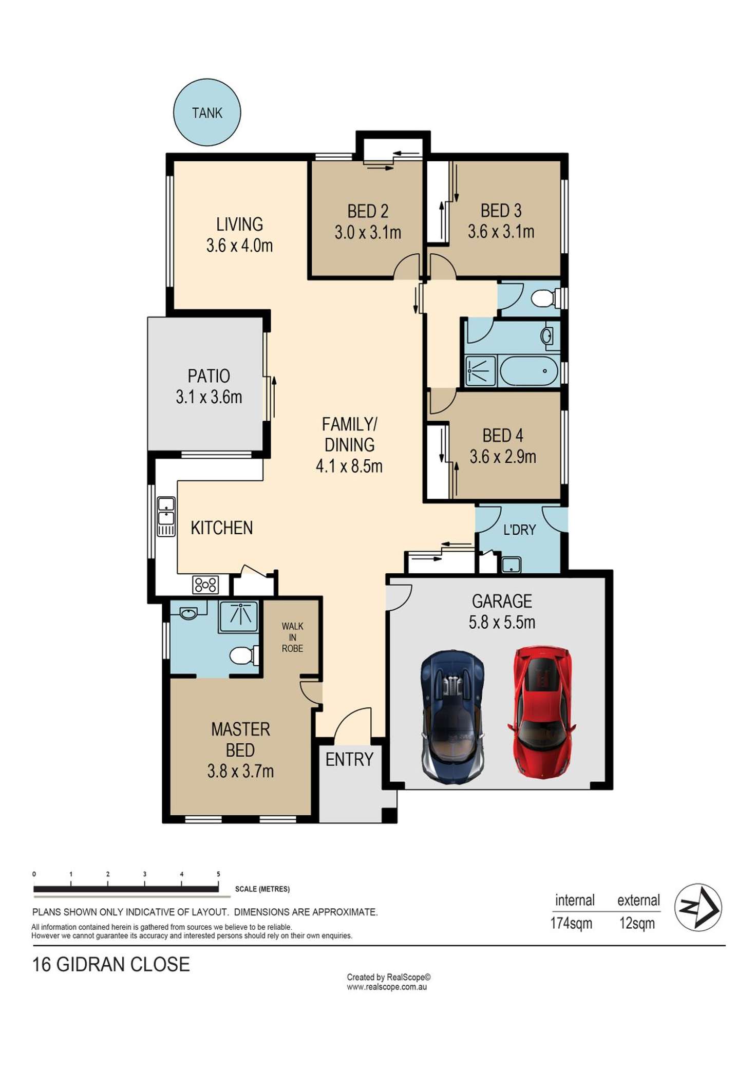 Floorplan of Homely house listing, 16 Gidran Close, Durack QLD 4077