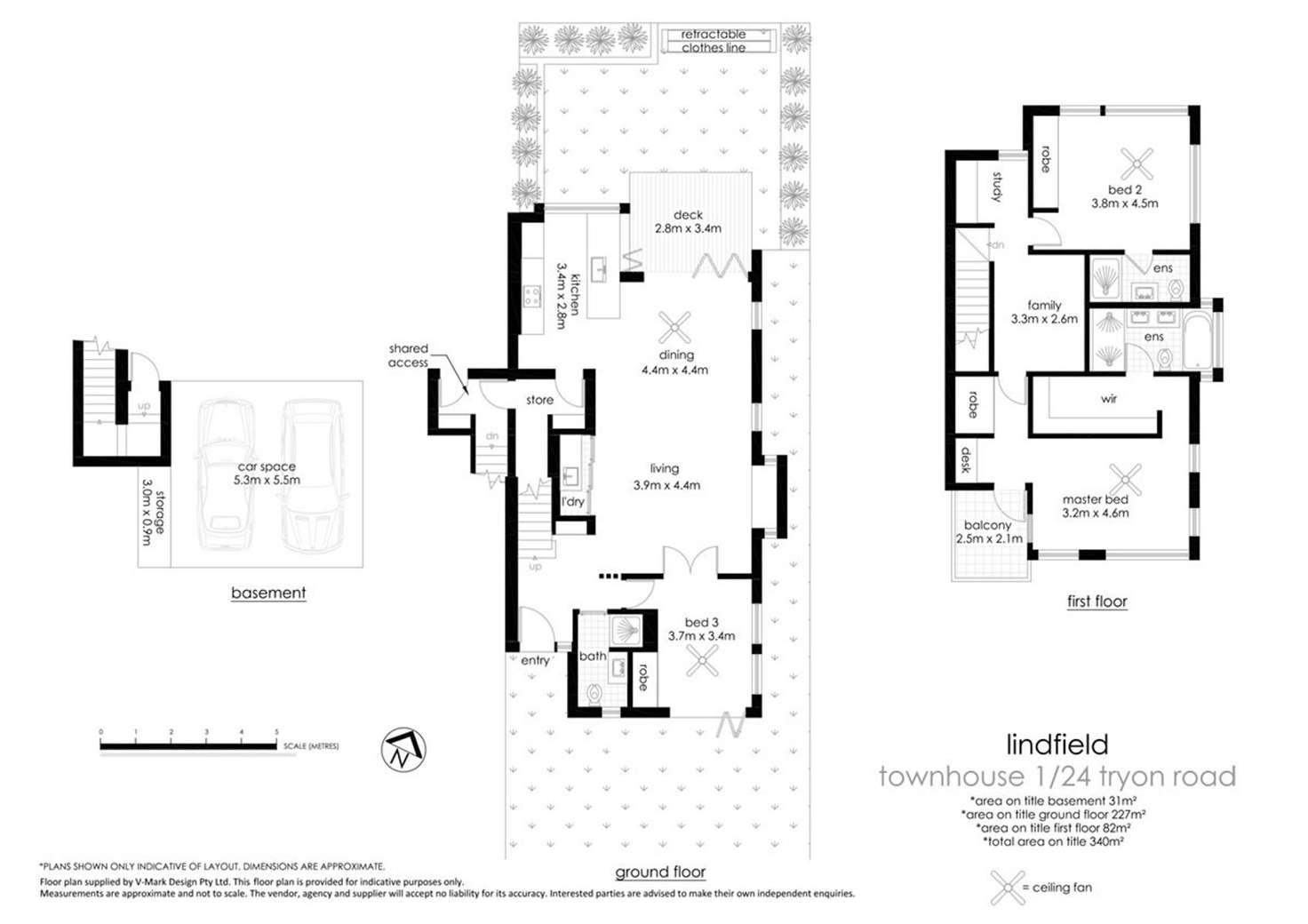 Floorplan of Homely townhouse listing, 1/24 Tryon Road, Lindfield NSW 2070