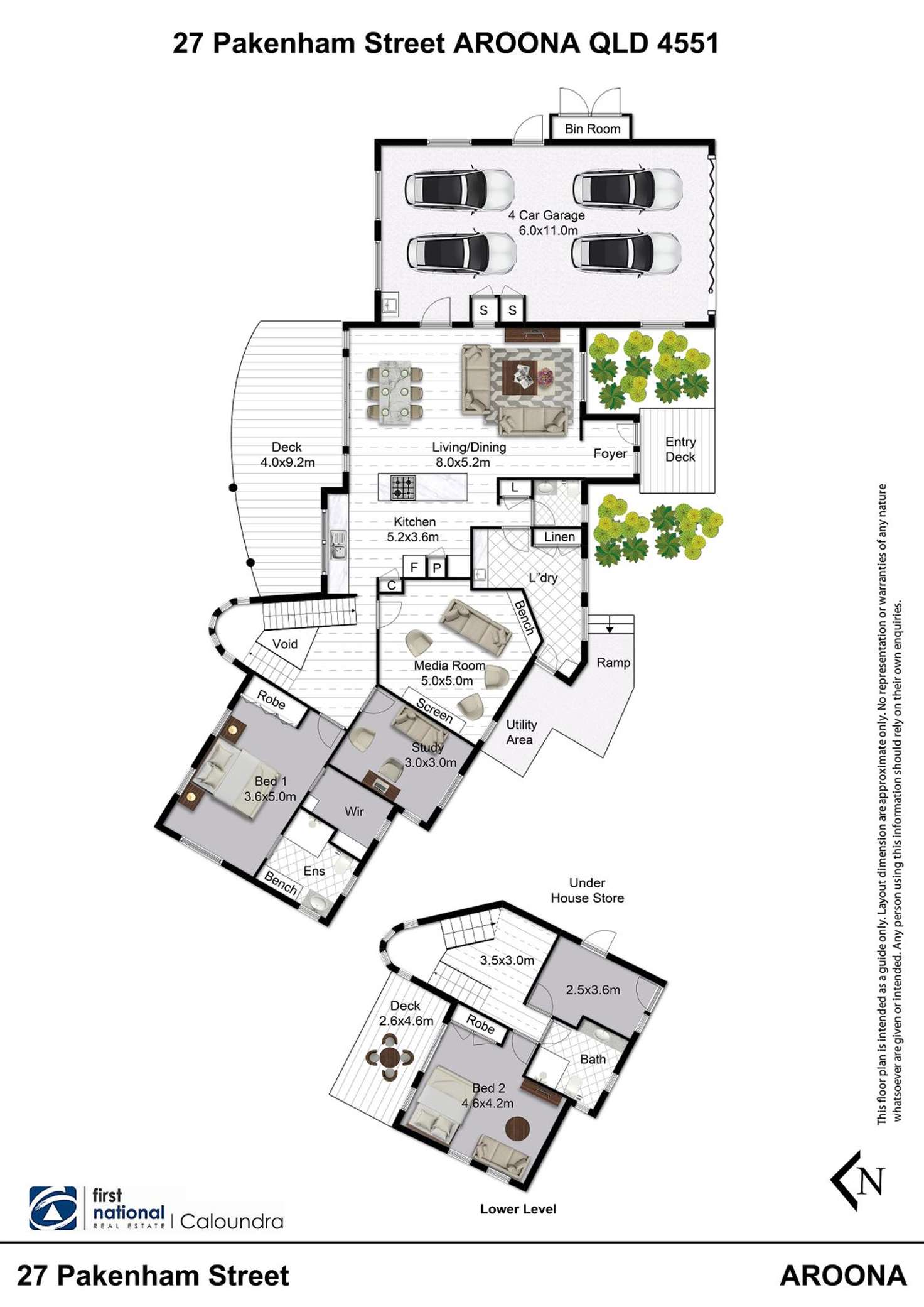 Floorplan of Homely house listing, 27 Pakenham Street, Aroona QLD 4551