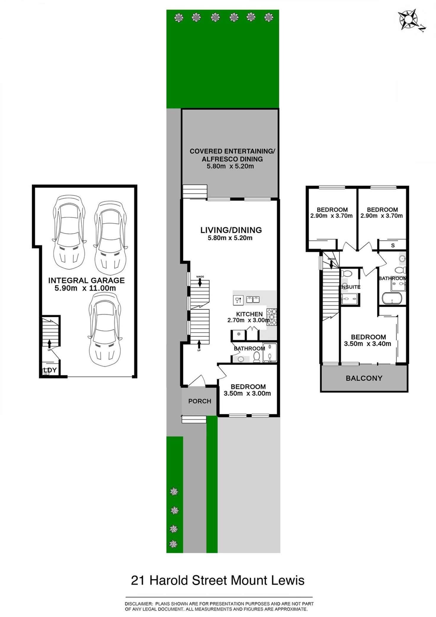 Floorplan of Homely house listing, 21 Harold Street, Greenacre NSW 2190