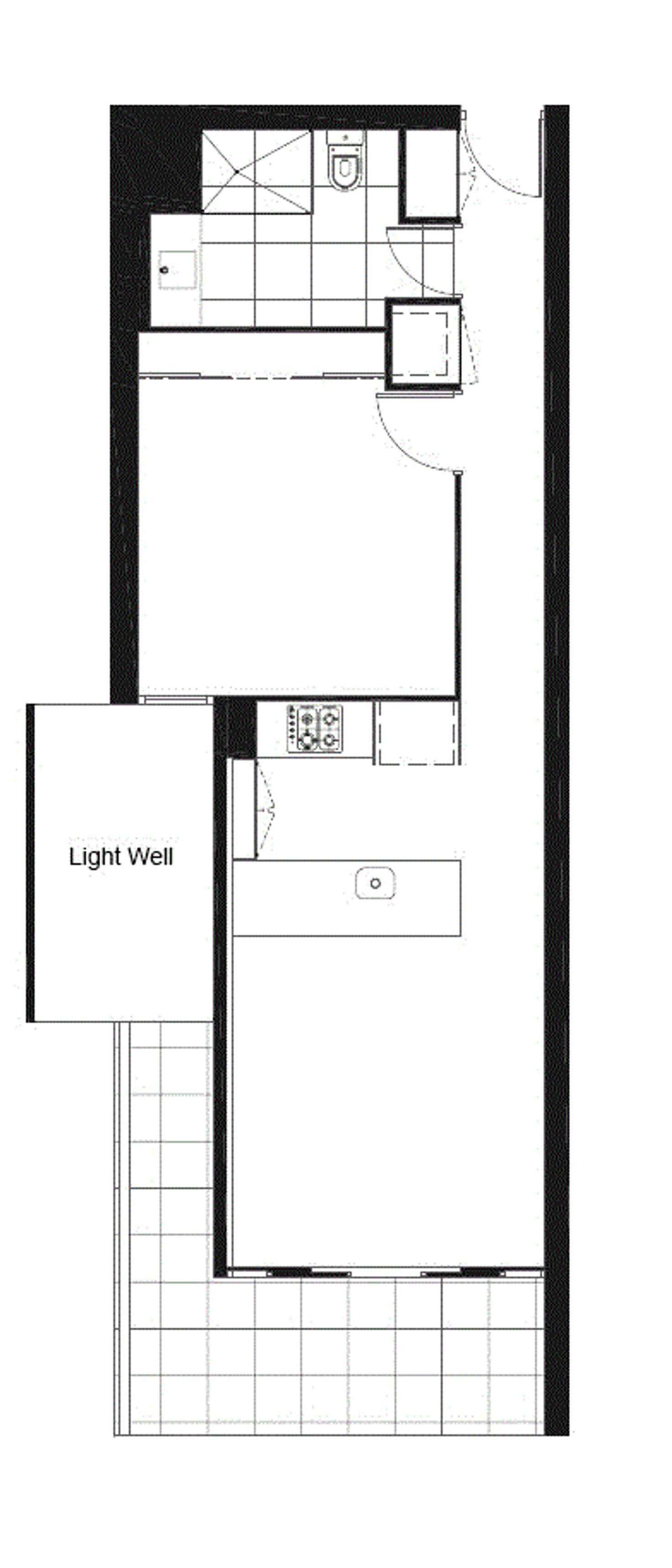 Floorplan of Homely apartment listing, 209/200 Lygon Street, Brunswick East VIC 3057