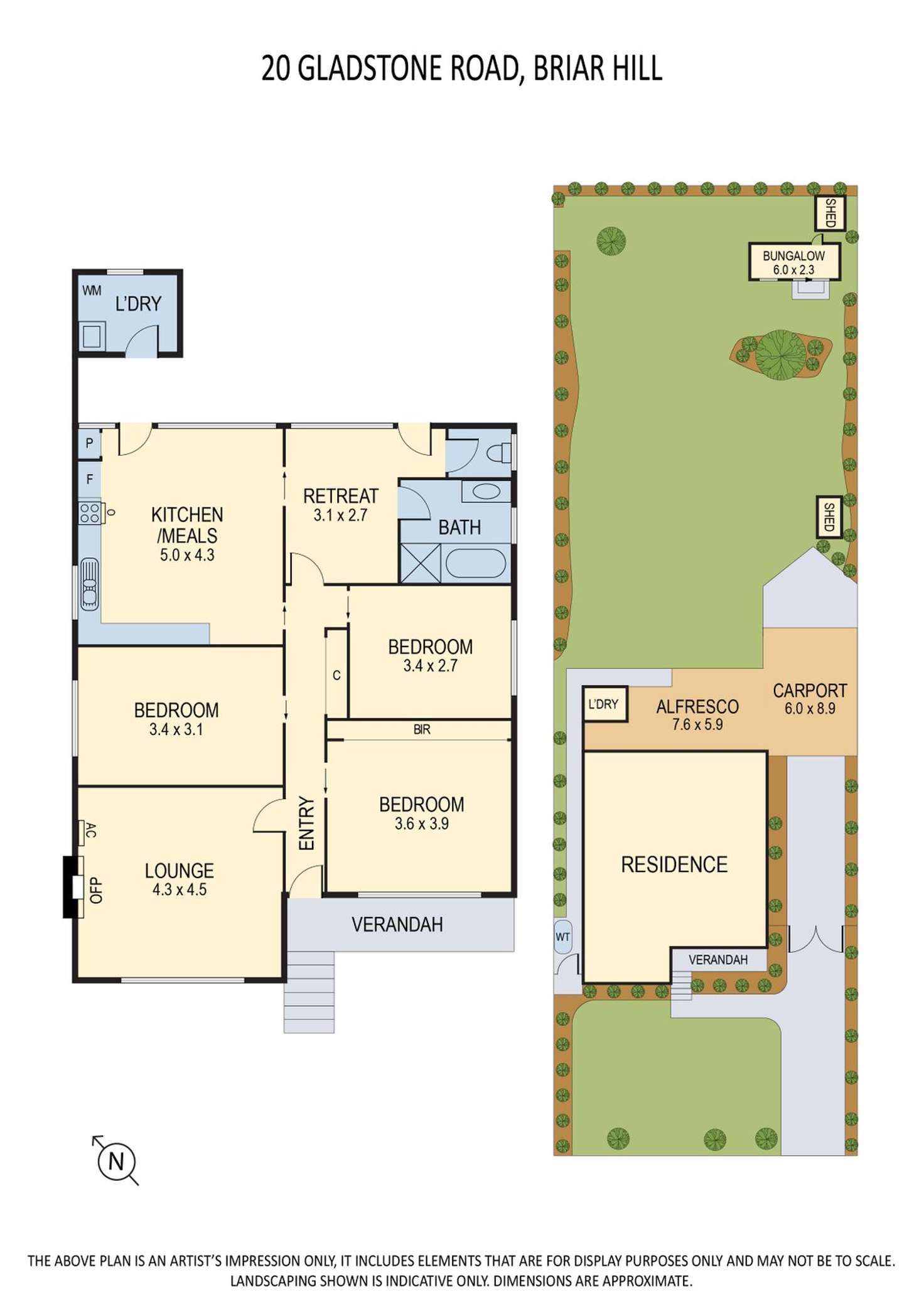 Floorplan of Homely house listing, 20 Gladstone Road, Briar Hill VIC 3088