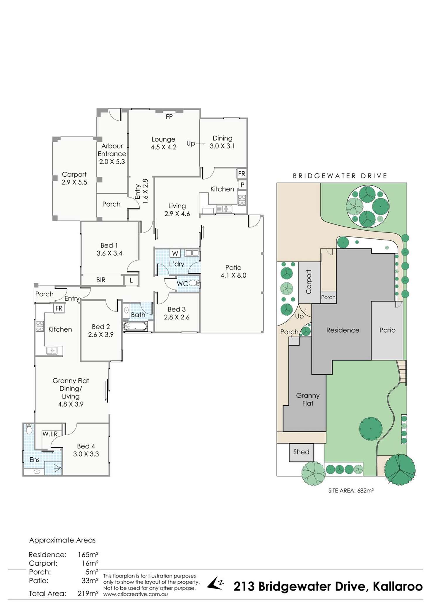 Floorplan of Homely house listing, 213 Bridgewater Drive, Kallaroo WA 6025