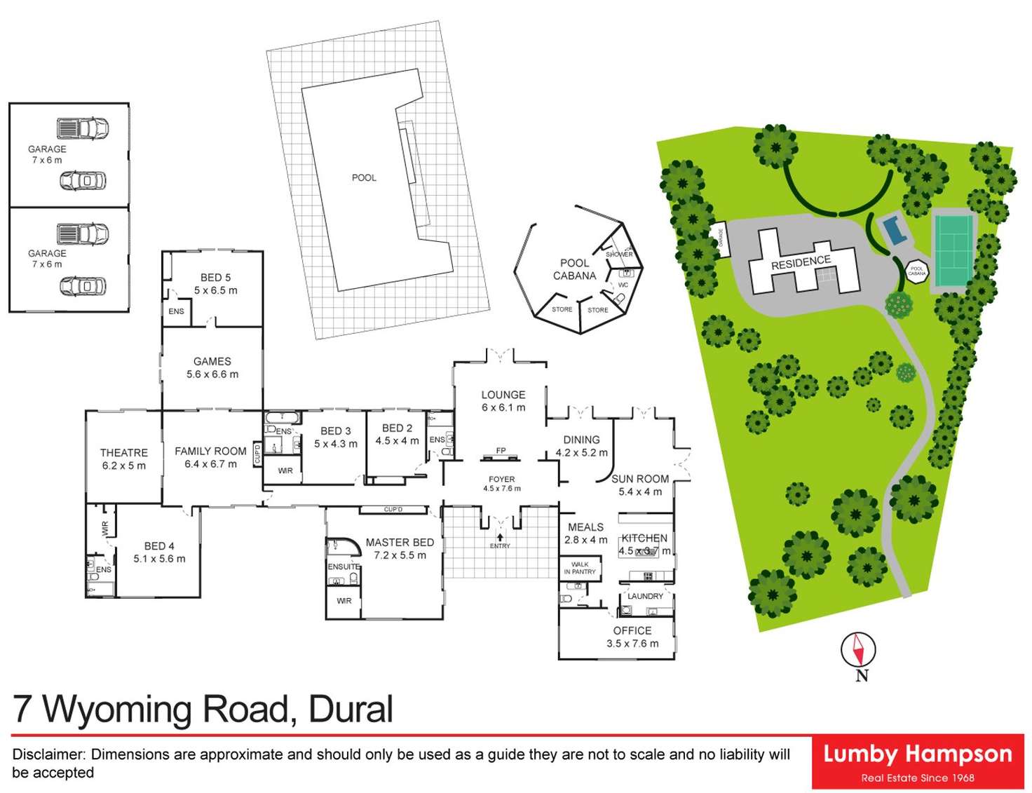 Floorplan of Homely house listing, 7 Wyoming Road, Dural NSW 2158