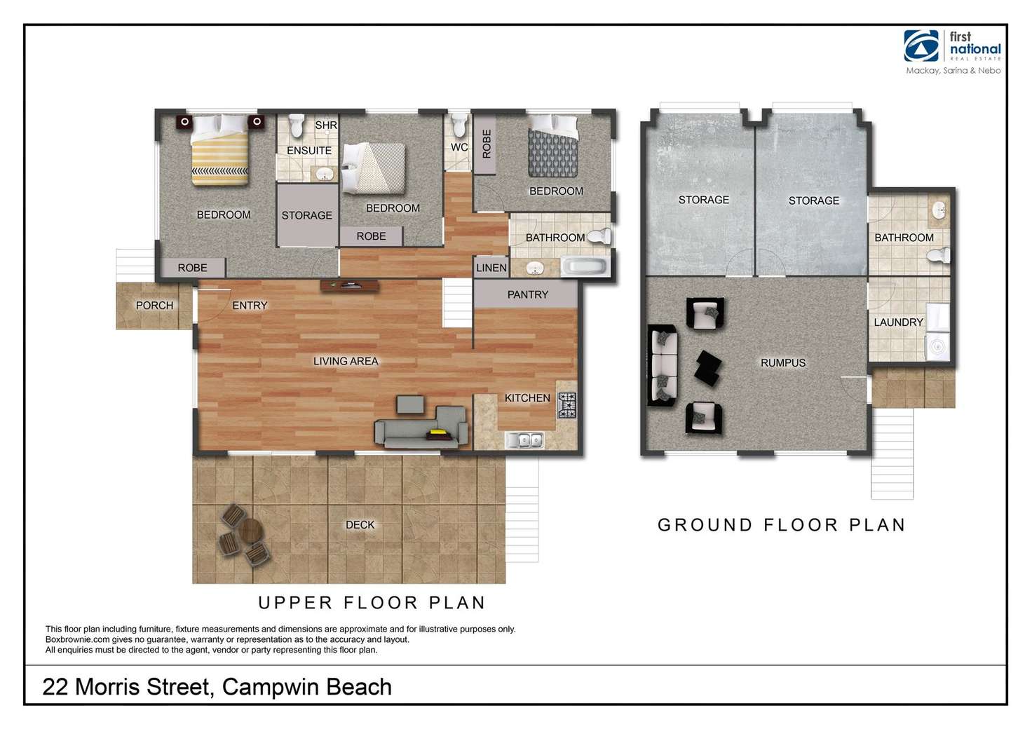 Floorplan of Homely house listing, 22 Morris Street, Campwin Beach QLD 4737