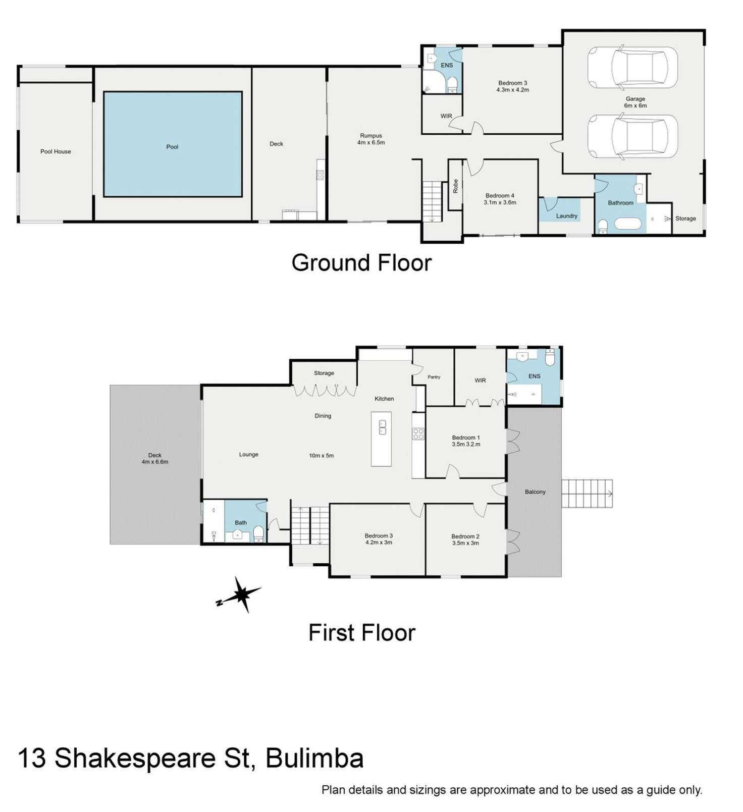 Floorplan of Homely house listing, 13 Shakespeare Street, Bulimba QLD 4171