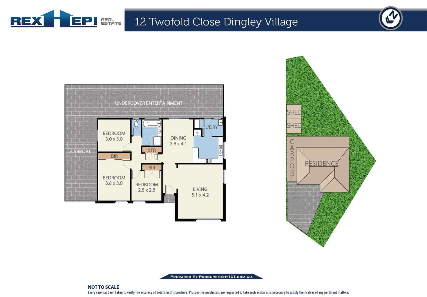 Floorplan of Homely house listing, 12 Twofold Close, Dingley Village VIC 3172