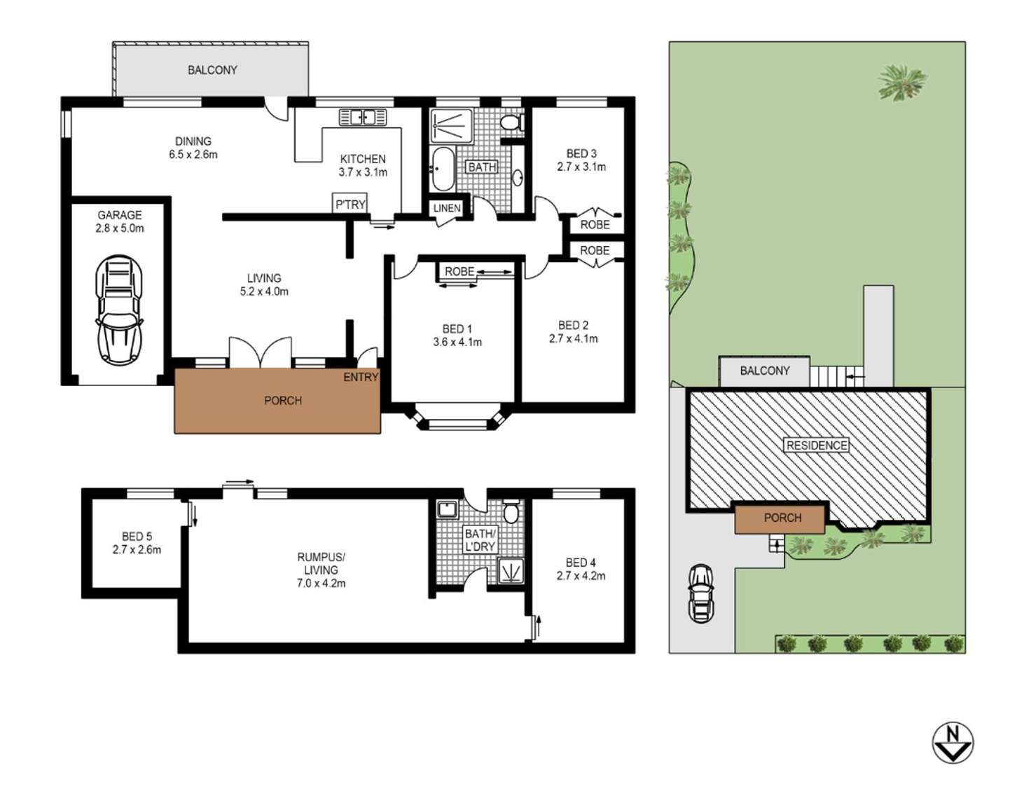 Floorplan of Homely house listing, 356 North Rocks Road, Carlingford NSW 2118