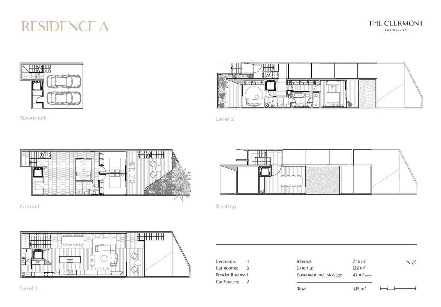 Floorplan of Homely house listing, The Clermont Residences,124 Bellevue Road, Bellevue Hill NSW 2023