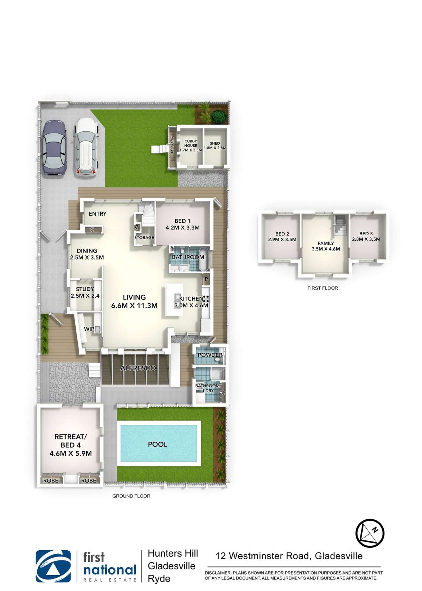 Floorplan of Homely house listing, 12 Westminster Road, Gladesville NSW 2111