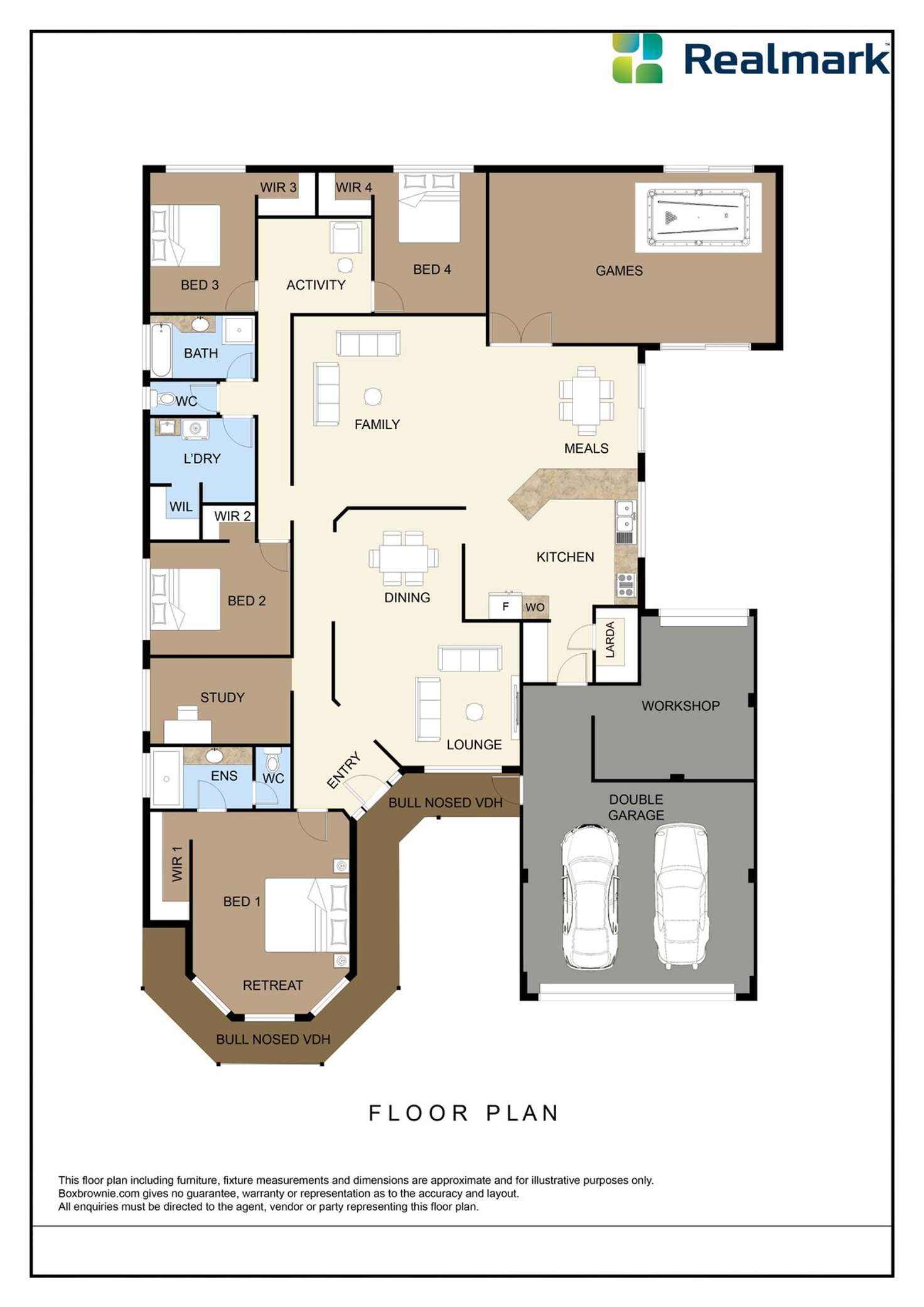 Floorplan of Homely house listing, 9 Garland Place, Singleton WA 6175