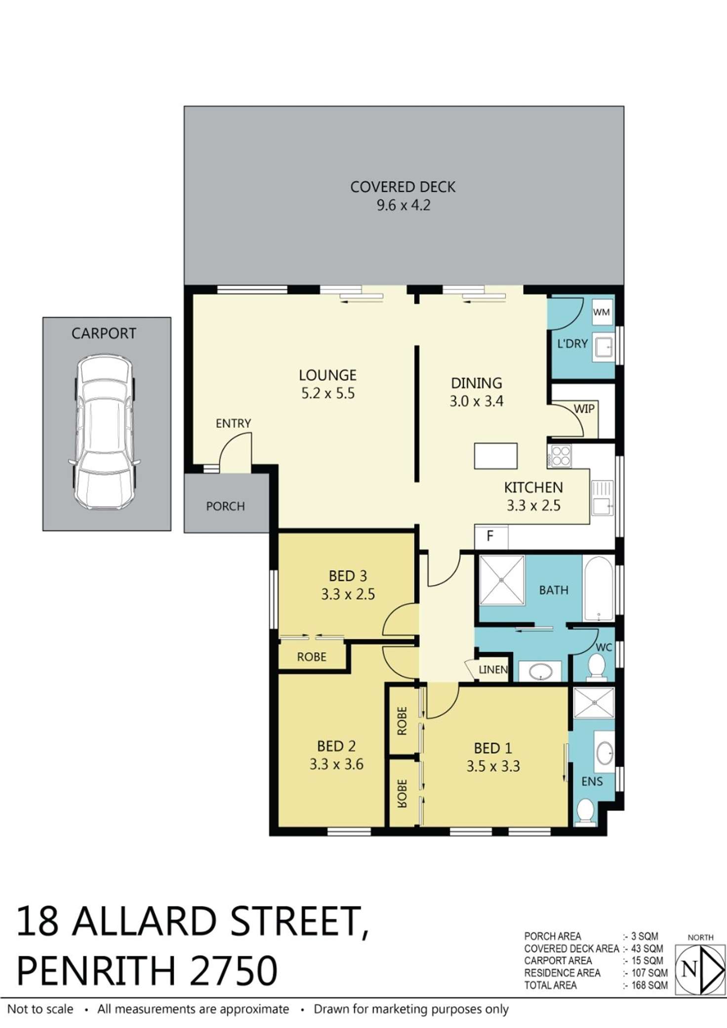 Floorplan of Homely house listing, 18 Allard Street, Penrith NSW 2750