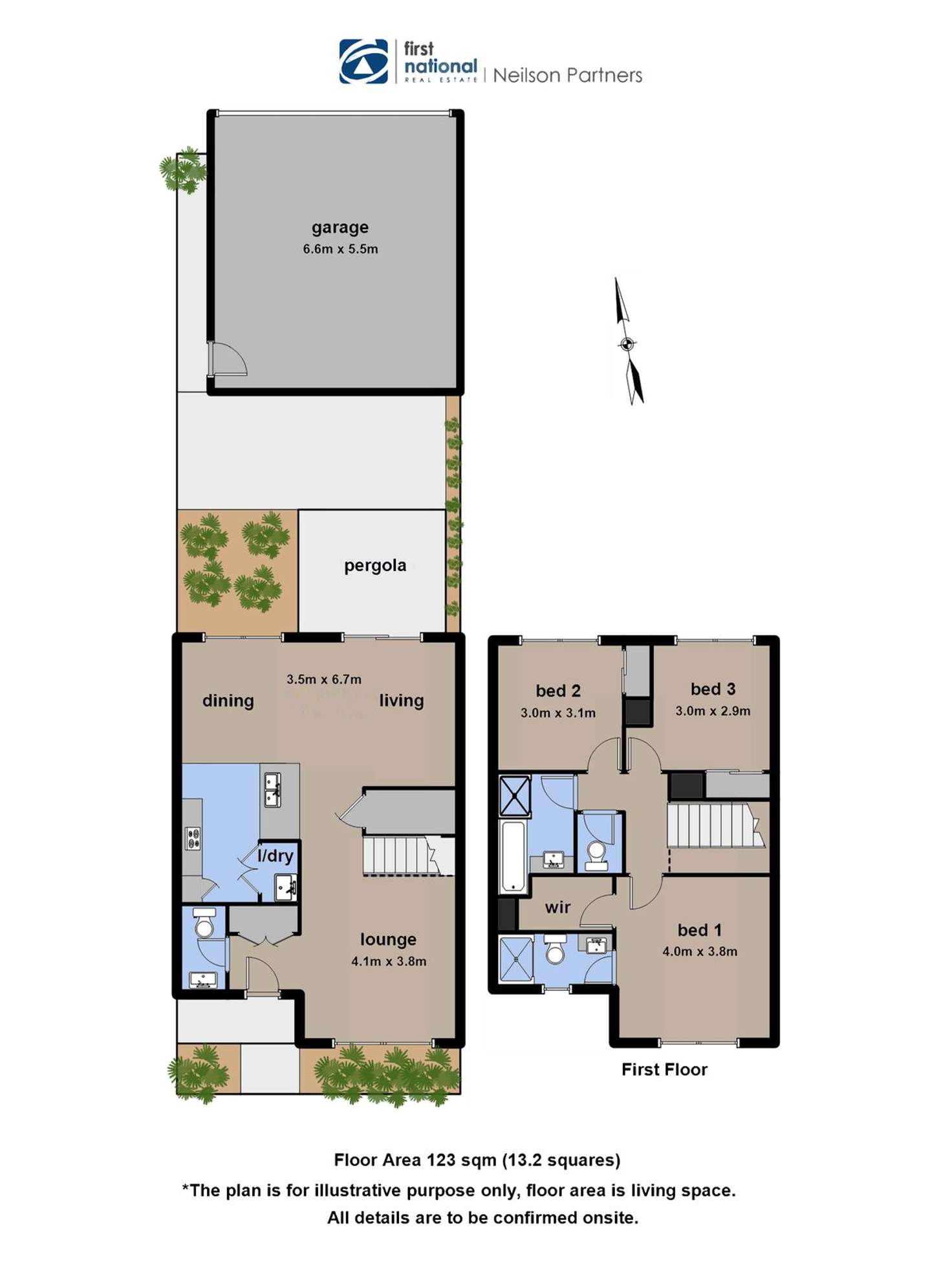 Floorplan of Homely townhouse listing, 19 Atlantic Drive, Pakenham VIC 3810