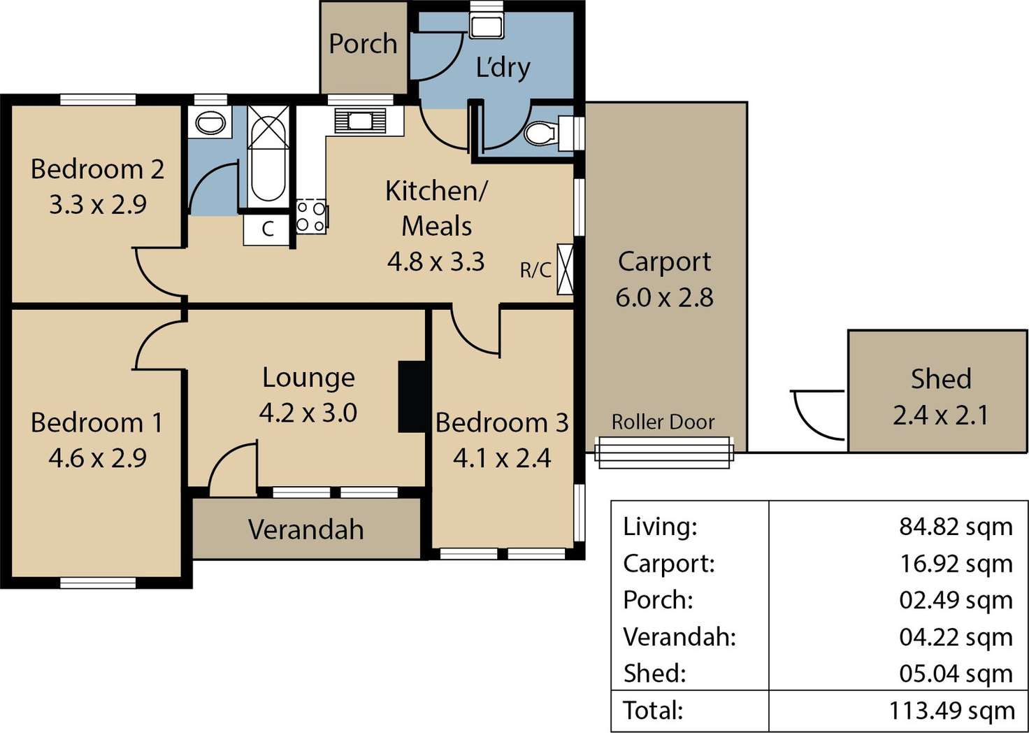 Floorplan of Homely house listing, 14 Donnington Road, Elizabeth North SA 5113
