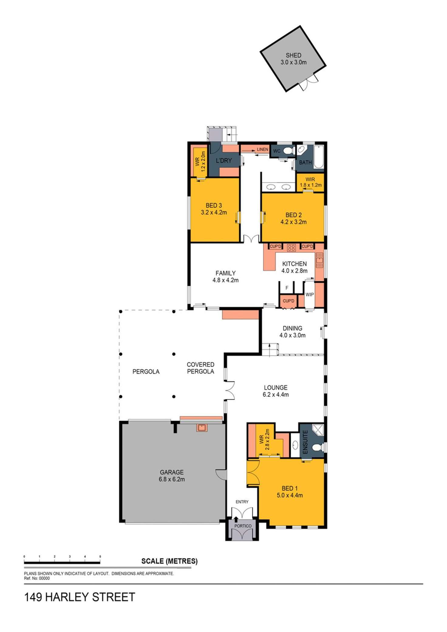 Floorplan of Homely house listing, 149 Harley Street, Strathdale VIC 3550