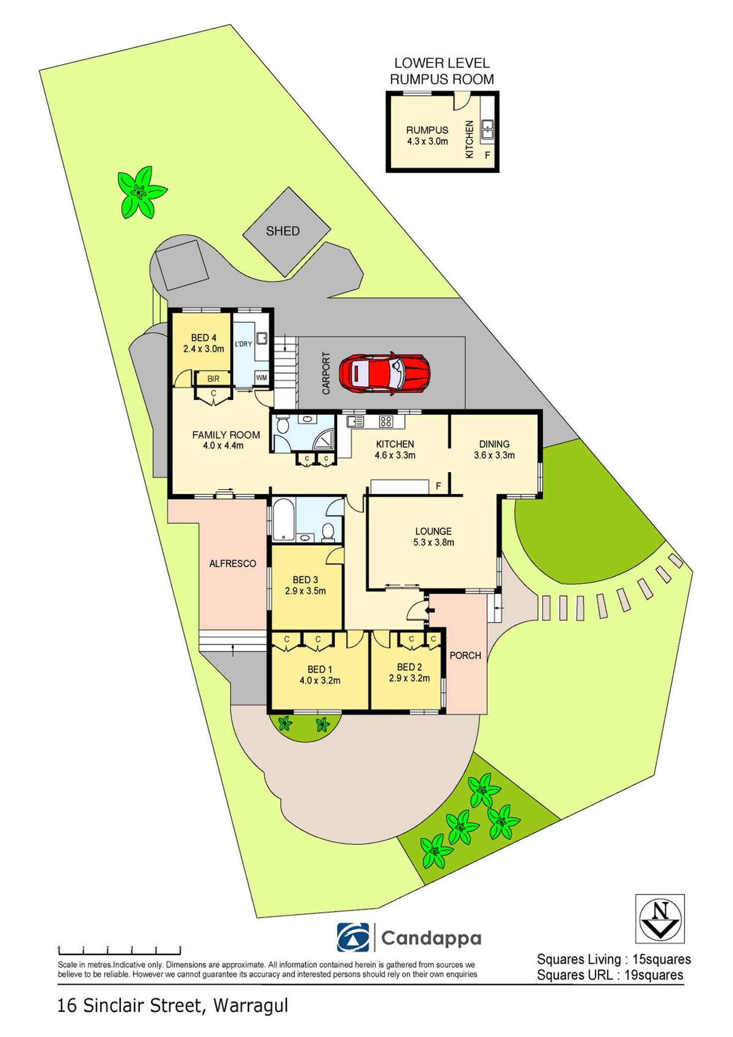 Floorplan of Homely house listing, 16 Sinclair Street, Warragul VIC 3820
