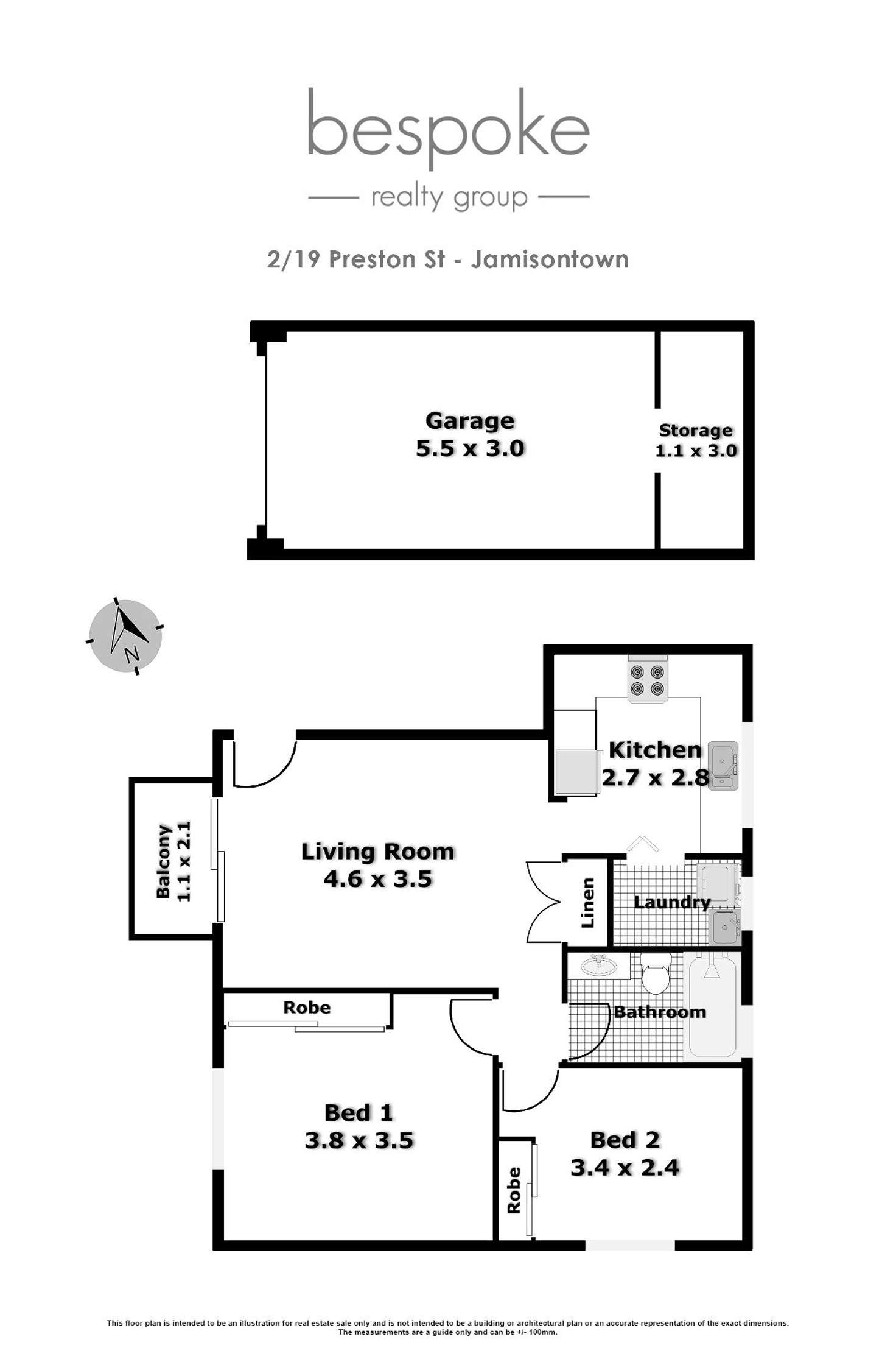 Floorplan of Homely apartment listing, 2/19 Preston Street, Jamisontown NSW 2750