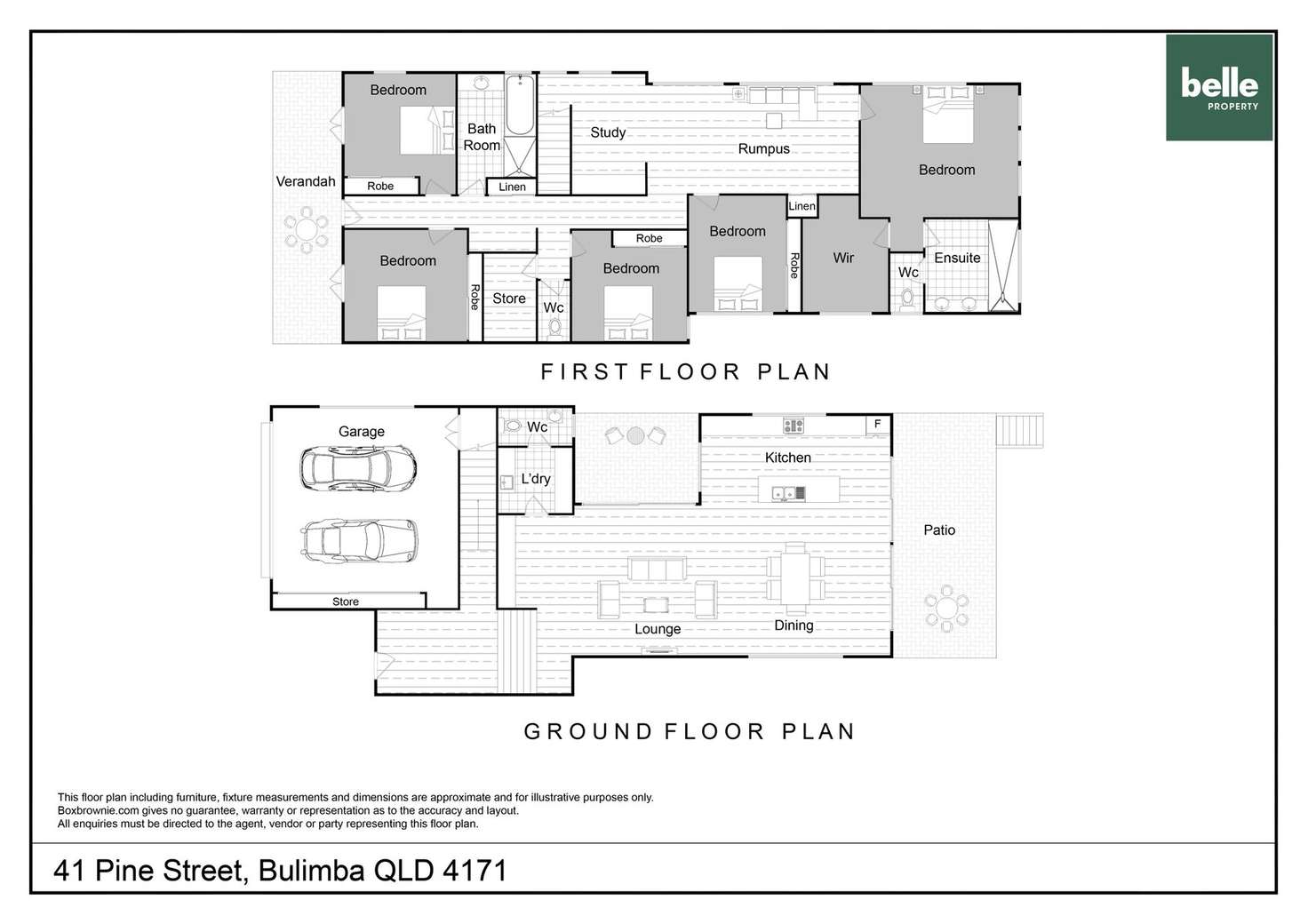 Floorplan of Homely house listing, 41 Pine Street, Bulimba QLD 4171