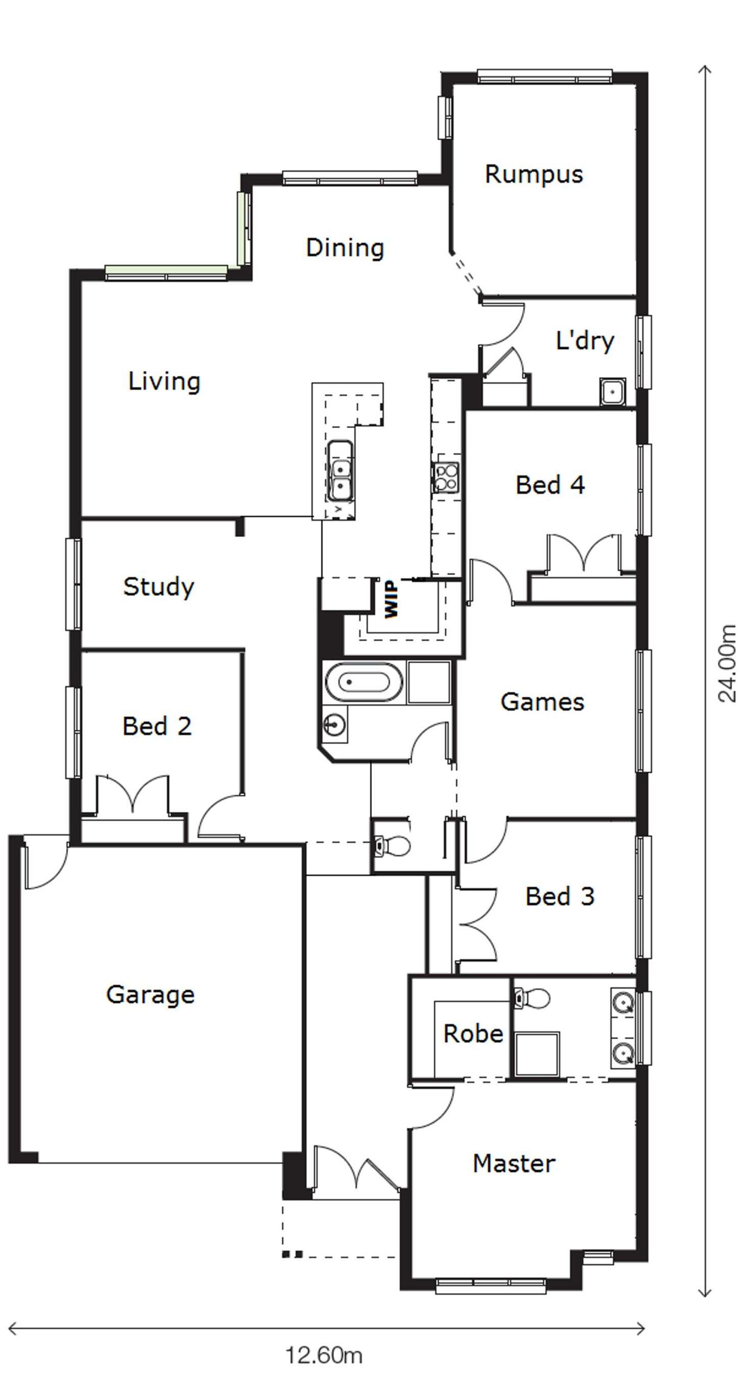 Floorplan of Homely house listing, 10 Bregman Esplanade, Manor Lakes VIC 3024