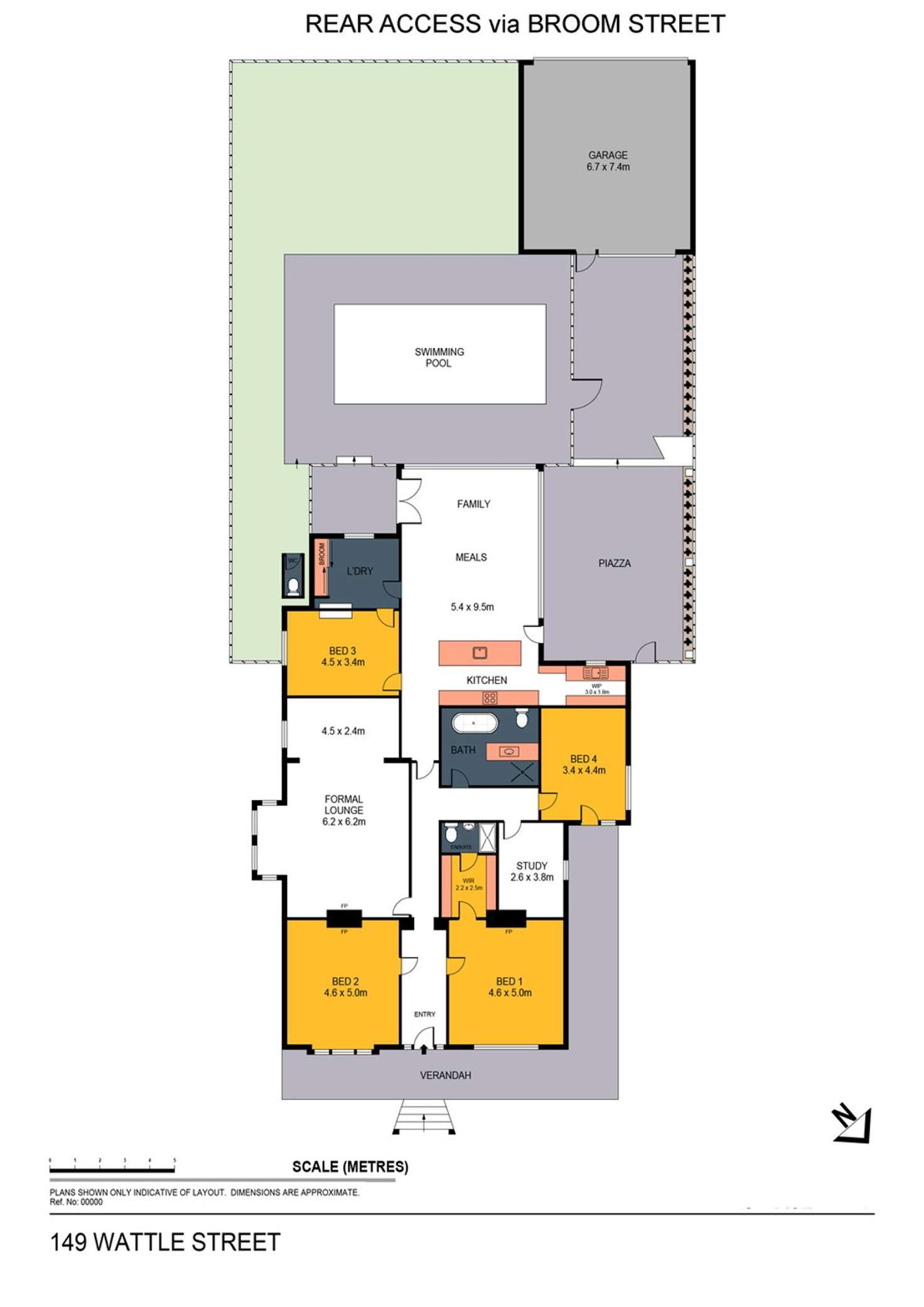 Floorplan of Homely house listing, 149 Wattle Street, Bendigo VIC 3550