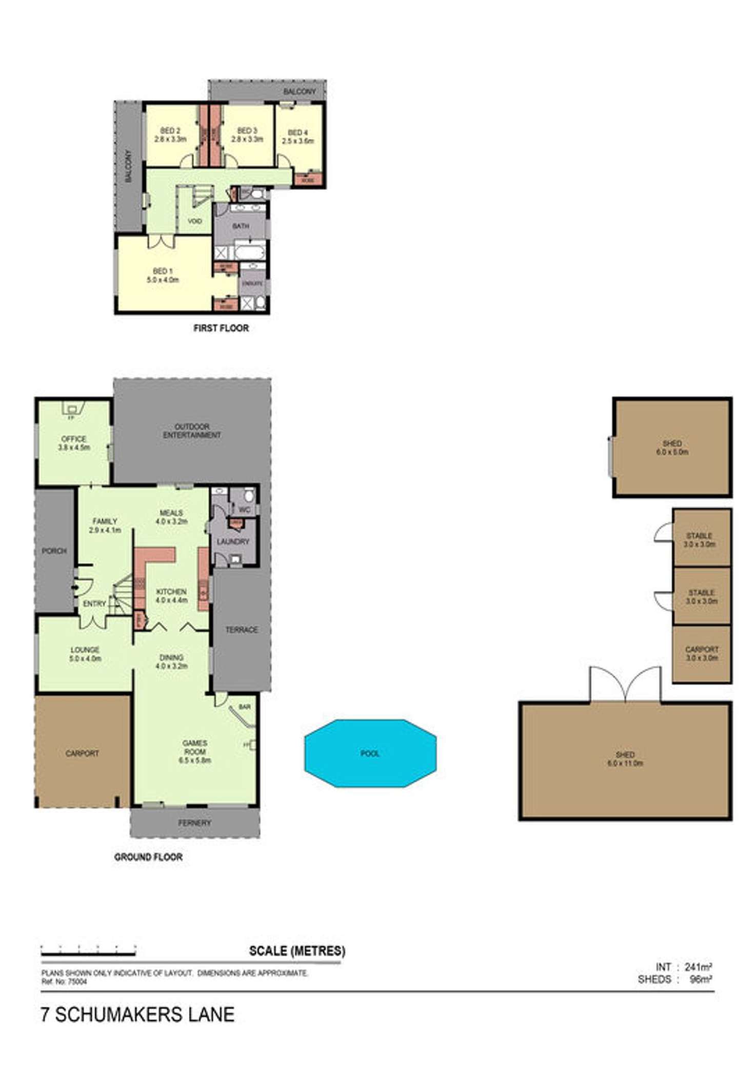 Floorplan of Homely house listing, 7 Schumakers Lane, Maiden Gully VIC 3551