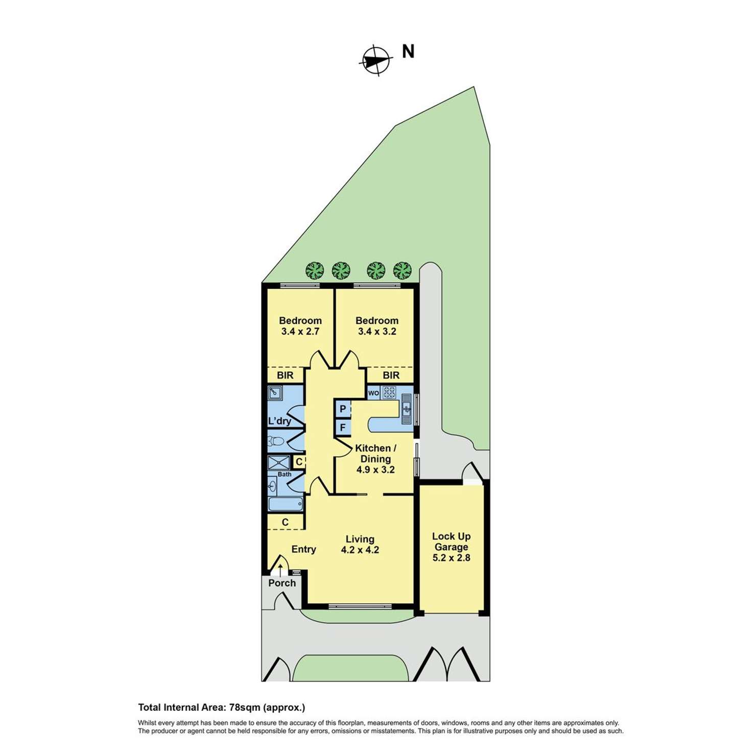 Floorplan of Homely apartment listing, 6/972 Mt Alexander Road, Essendon VIC 3040