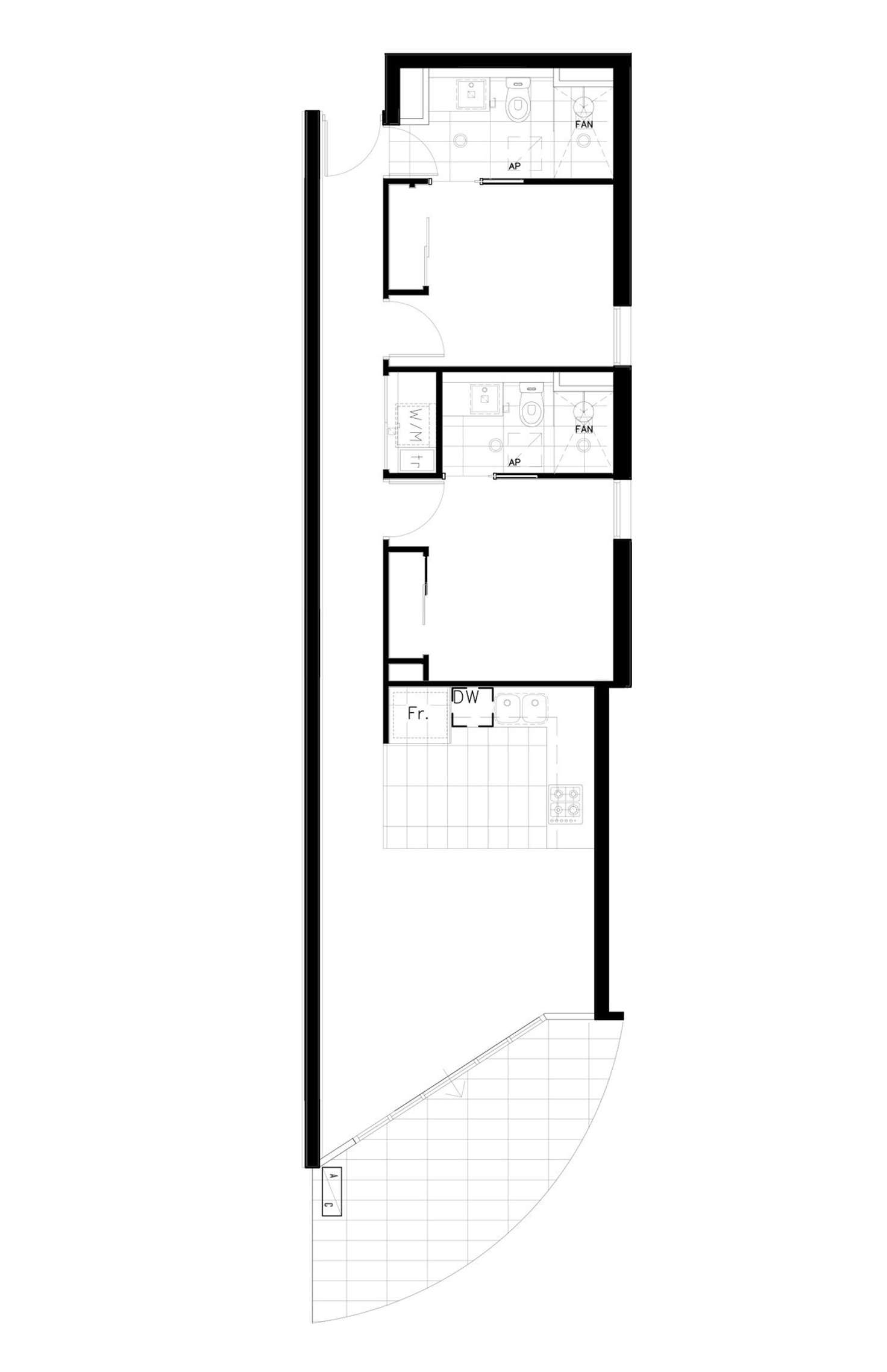 Floorplan of Homely apartment listing, 31/100 Keilor Road, Essendon North VIC 3041