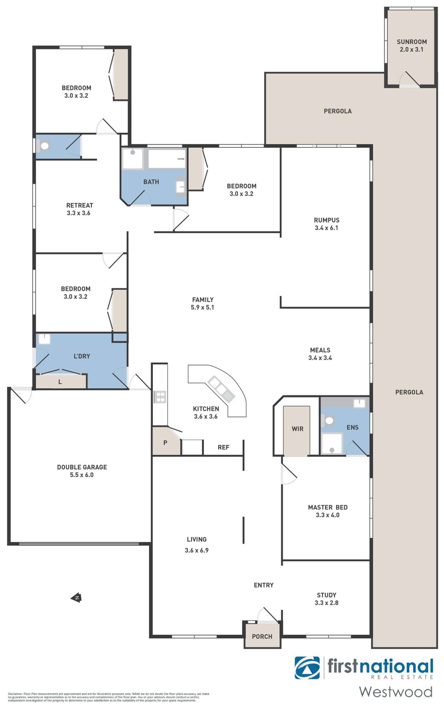 Floorplan of Homely house listing, 50 Hindmarsh Drive, Manor Lakes VIC 3024