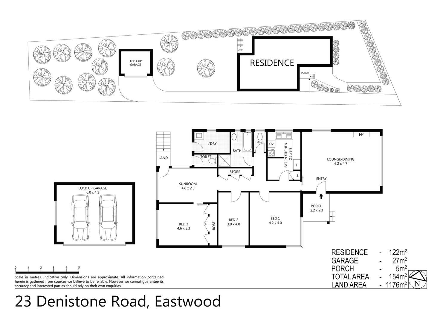 Floorplan of Homely house listing, 23 Denistone Road, Eastwood NSW 2122