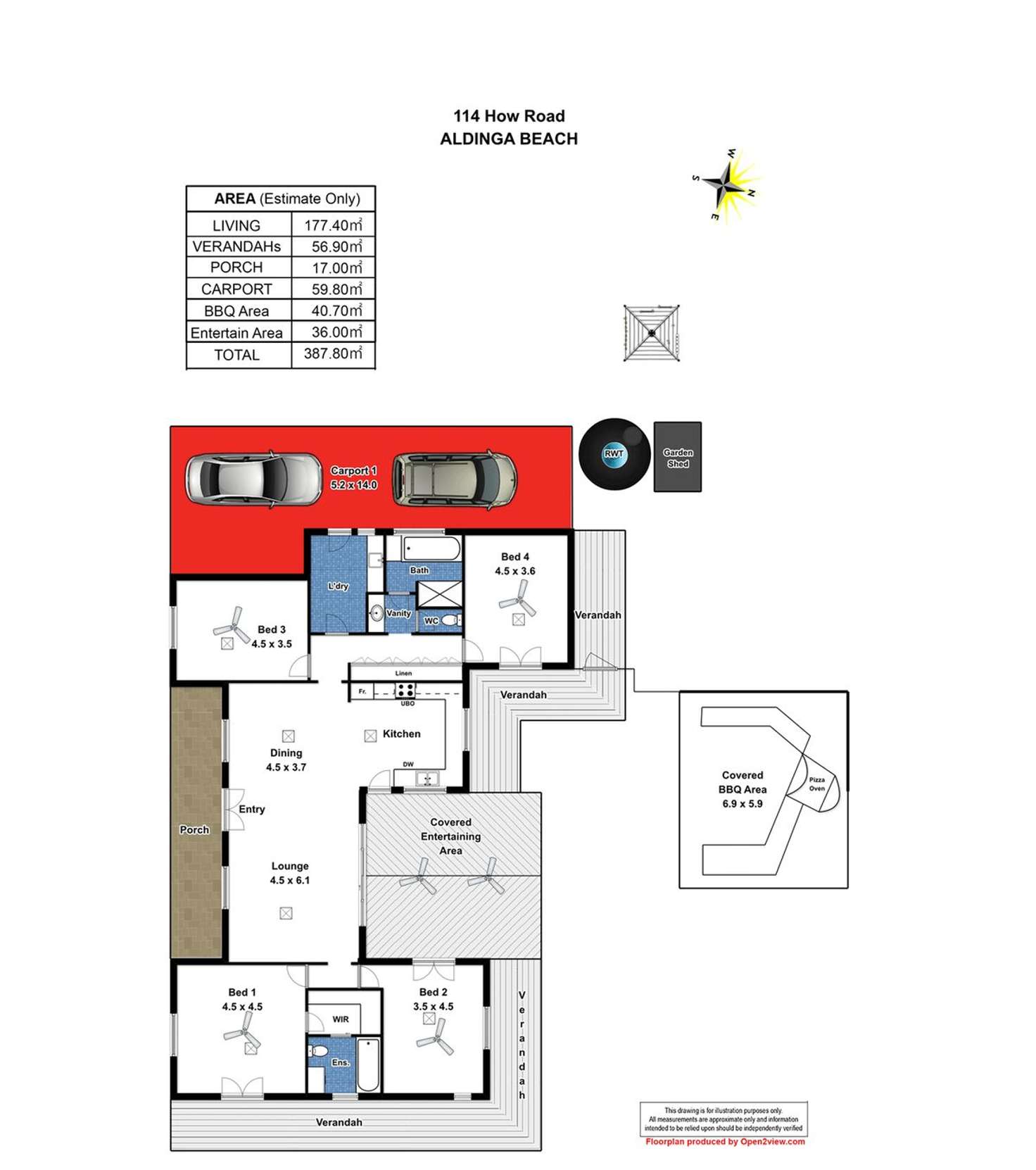 Floorplan of Homely house listing, Lot 3/112-116 How Road, Aldinga Beach SA 5173