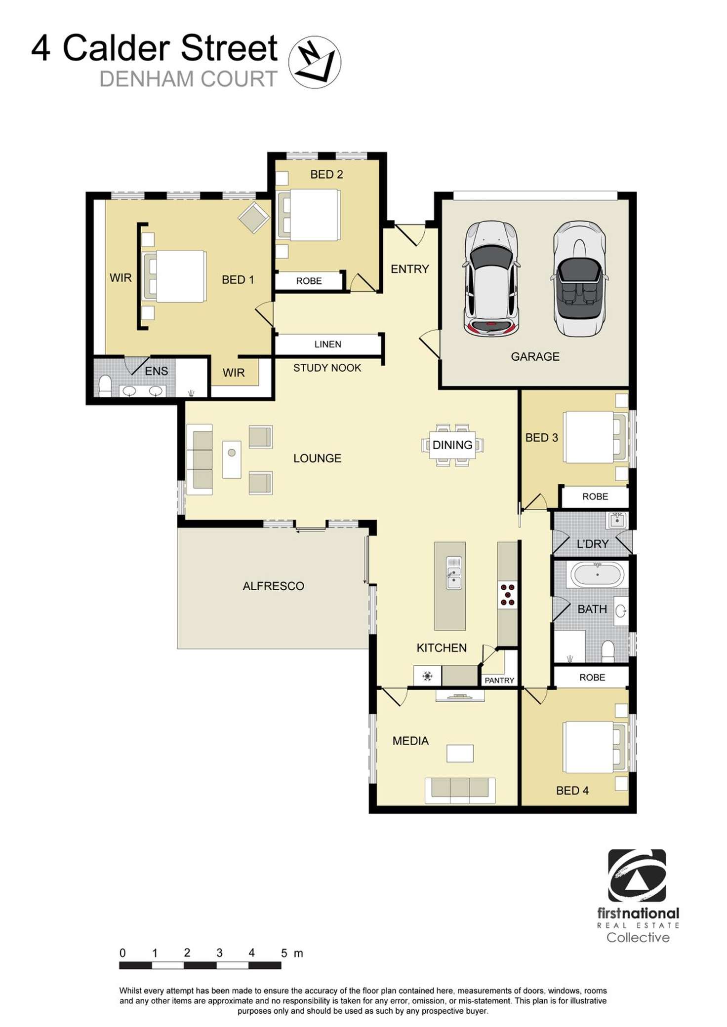 Floorplan of Homely house listing, 4 Calder Street, Denham Court NSW 2565