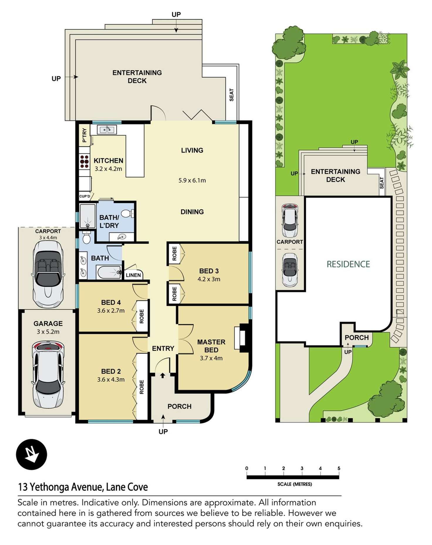 Floorplan of Homely house listing, 13 Yethonga Avenue, Lane Cove NSW 2066