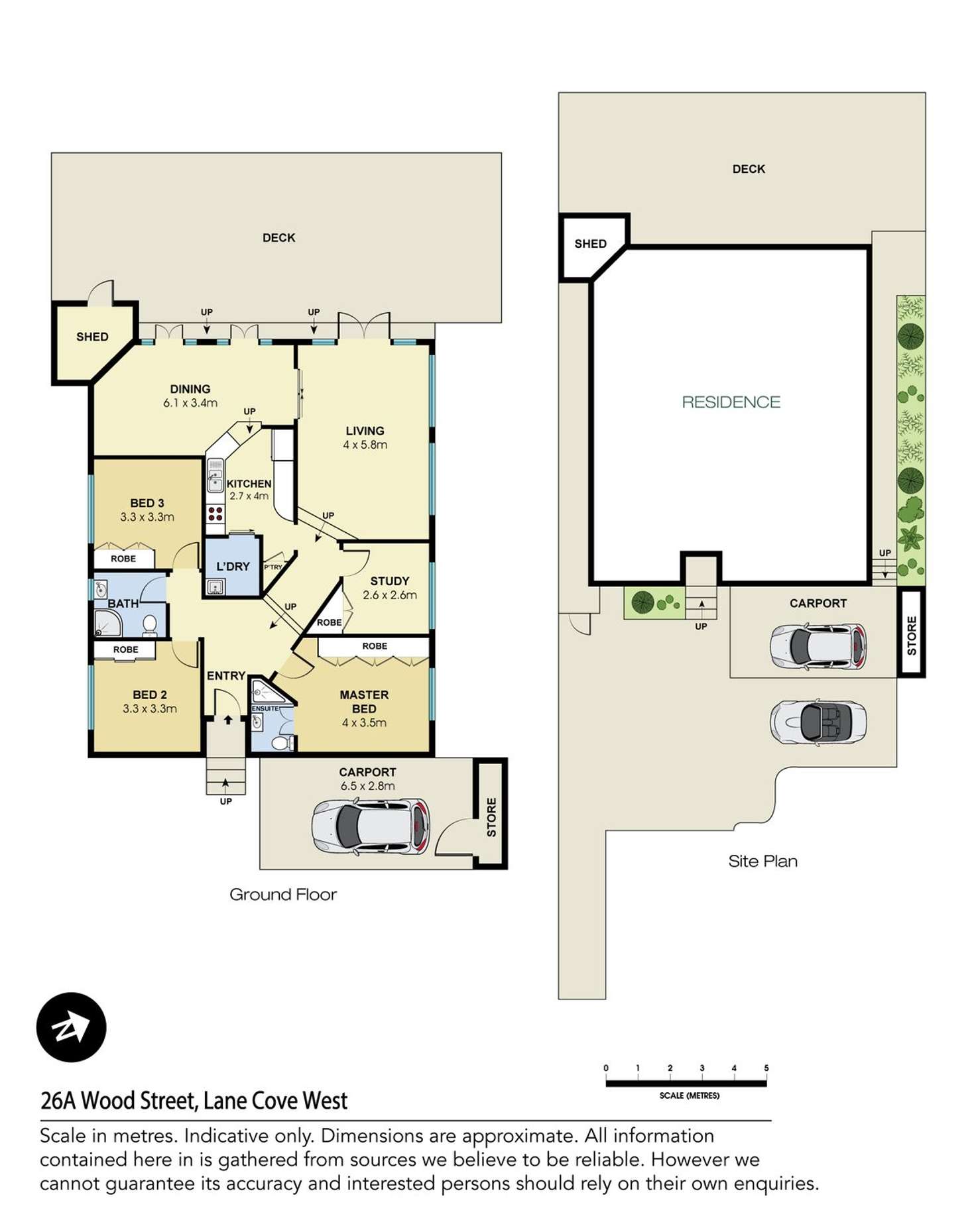 Floorplan of Homely house listing, 26A Wood Street, Lane Cove NSW 2066
