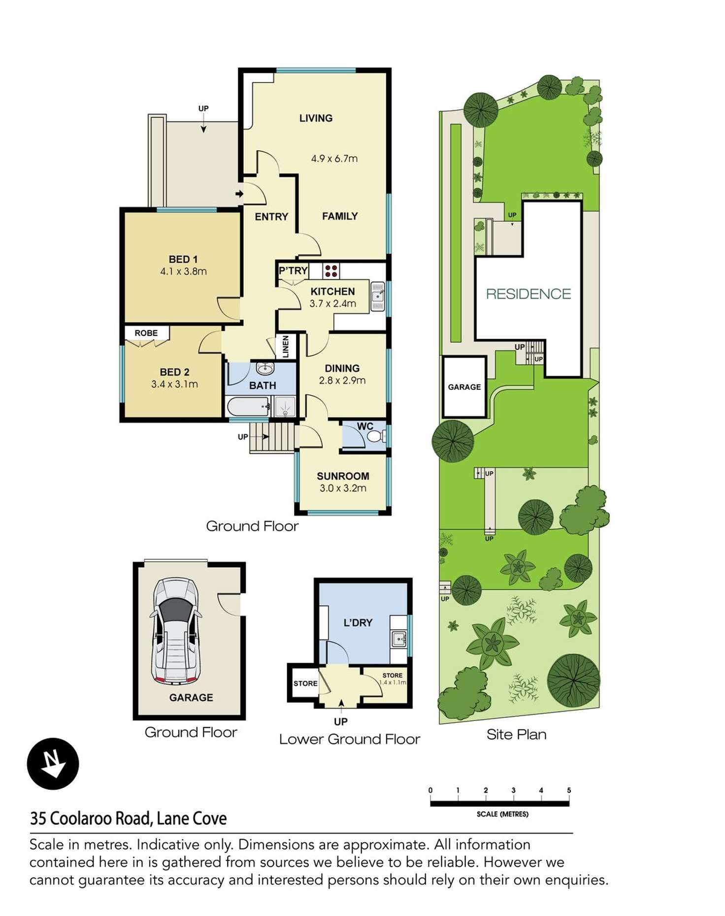 Floorplan of Homely house listing, 35 Coolaroo Road, Lane Cove North NSW 2066