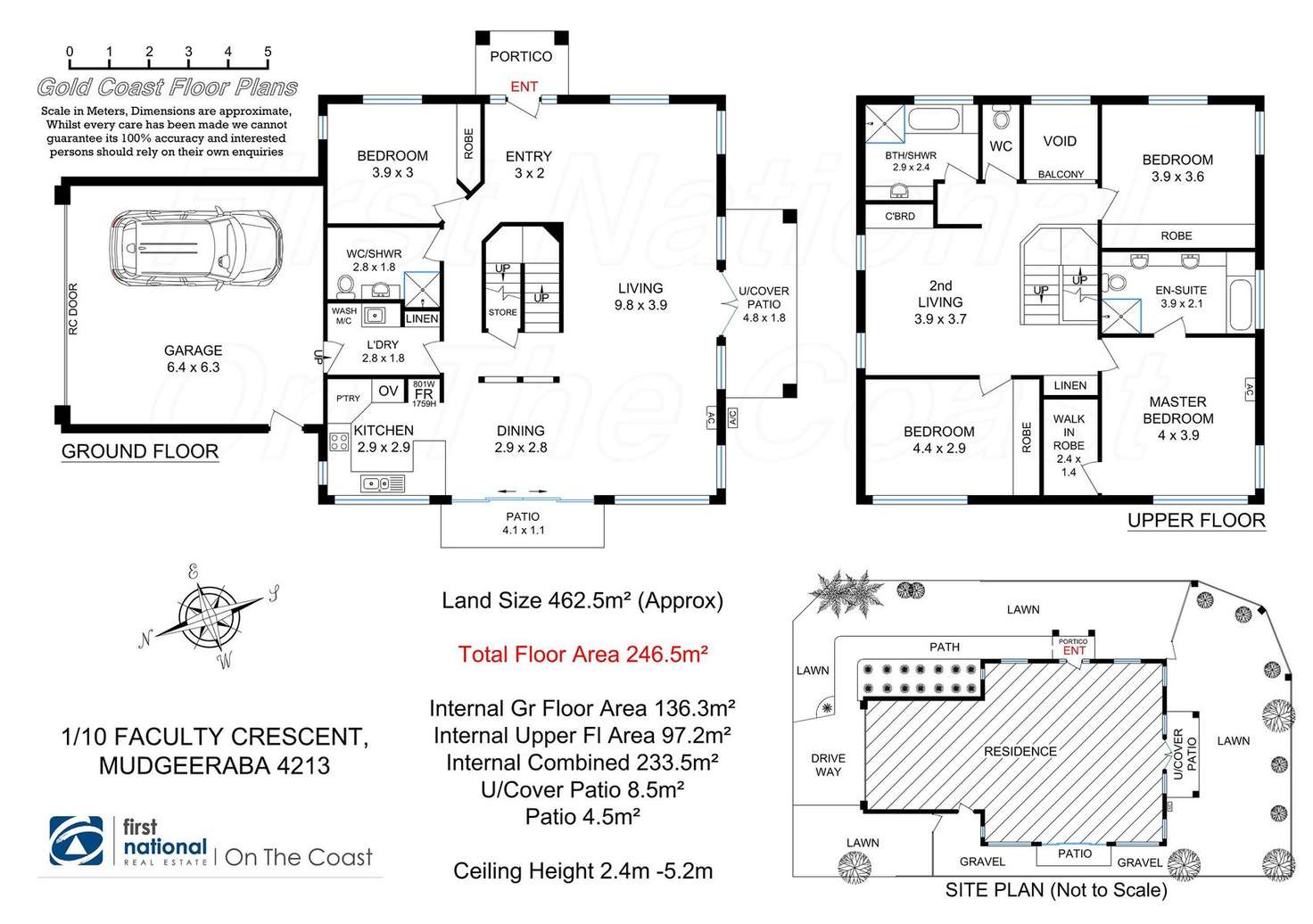 Floorplan of Homely house listing, 1/10 Faculty Crescent, Mudgeeraba QLD 4213