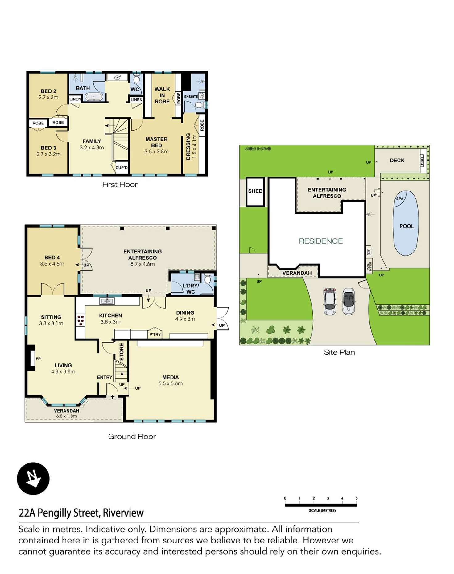 Floorplan of Homely house listing, 22a Pengilly Street, Riverview NSW 2066
