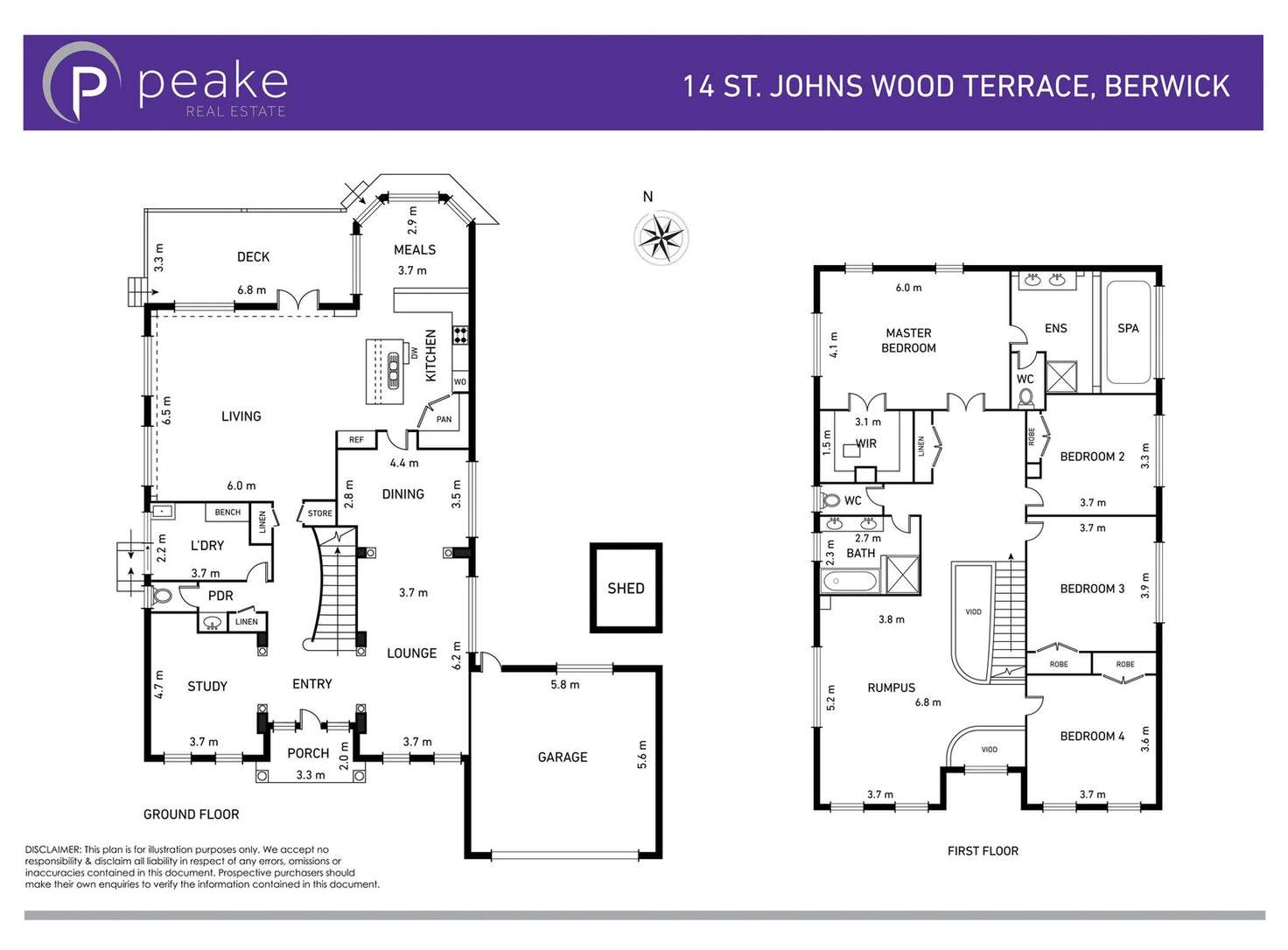 Floorplan of Homely house listing, 14 St Johns Wood Terrace, Berwick VIC 3806