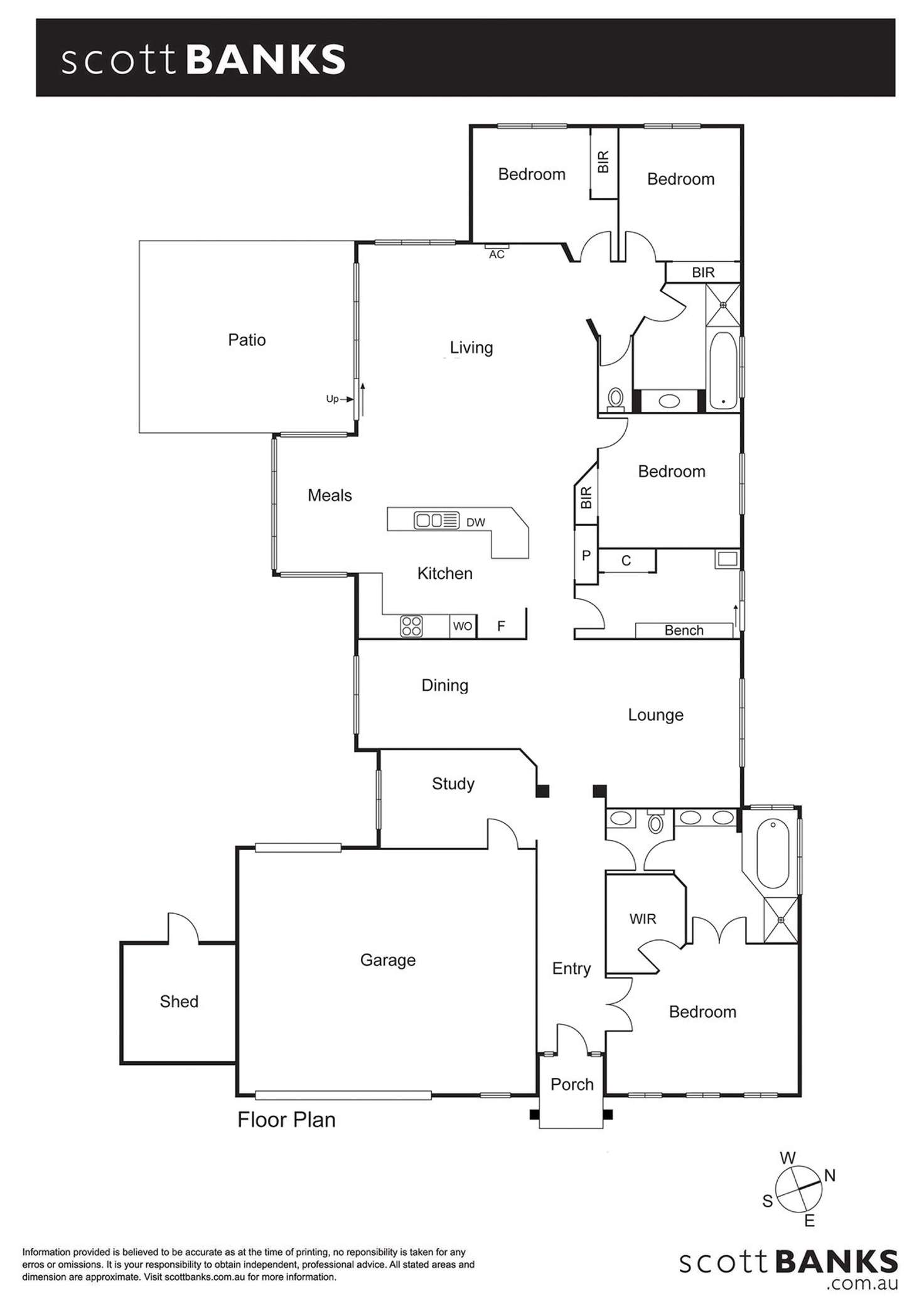 Floorplan of Homely house listing, 3 Paddington Grove, Wyndham Vale VIC 3024