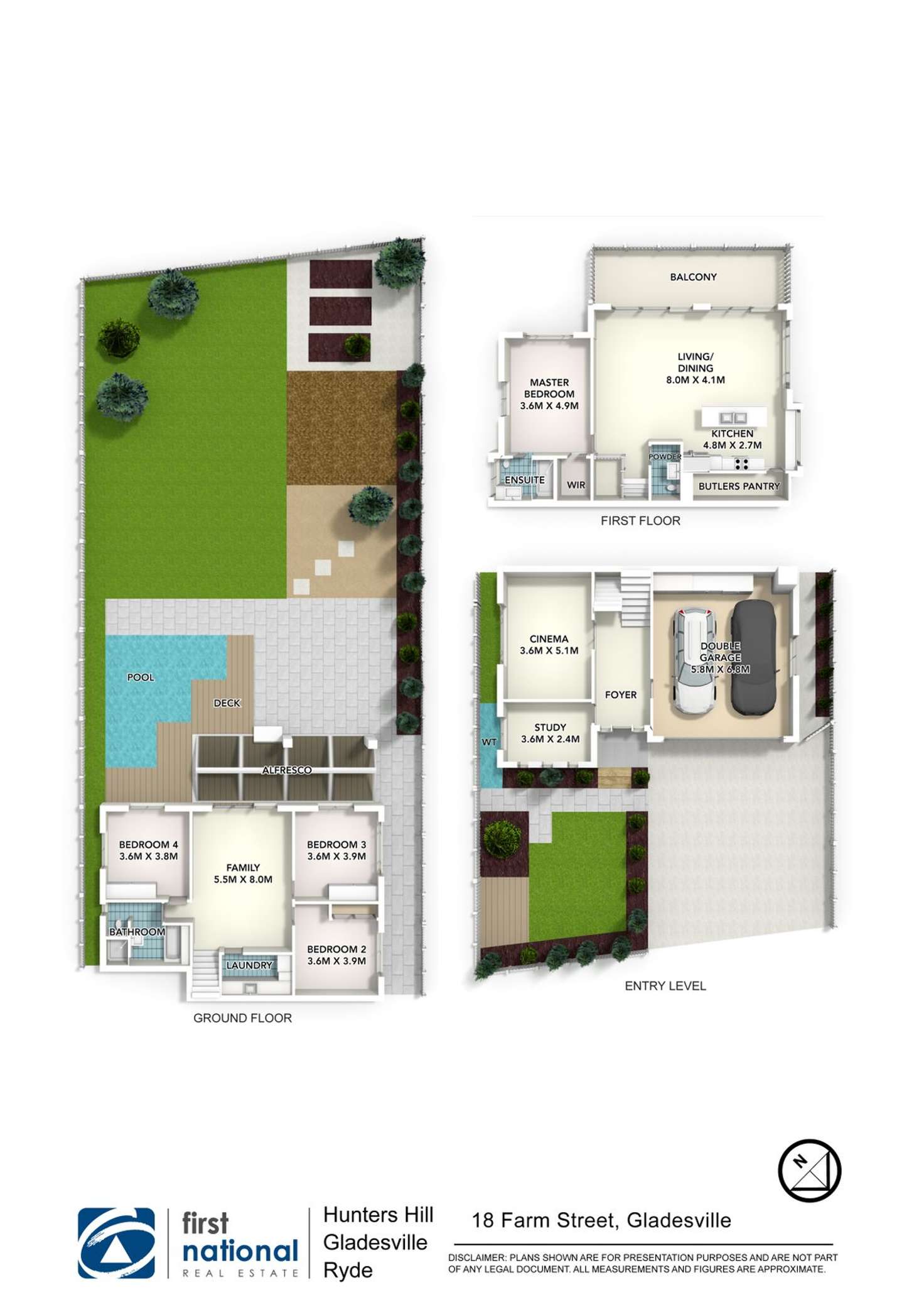 Floorplan of Homely house listing, 18 Farm Street, Gladesville NSW 2111