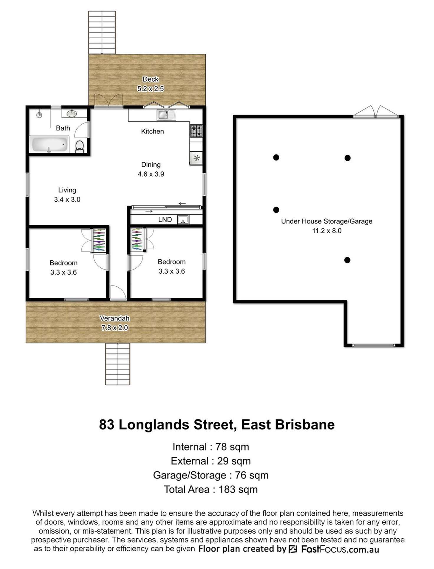 Floorplan of Homely house listing, 83 Longlands Street, East Brisbane QLD 4169
