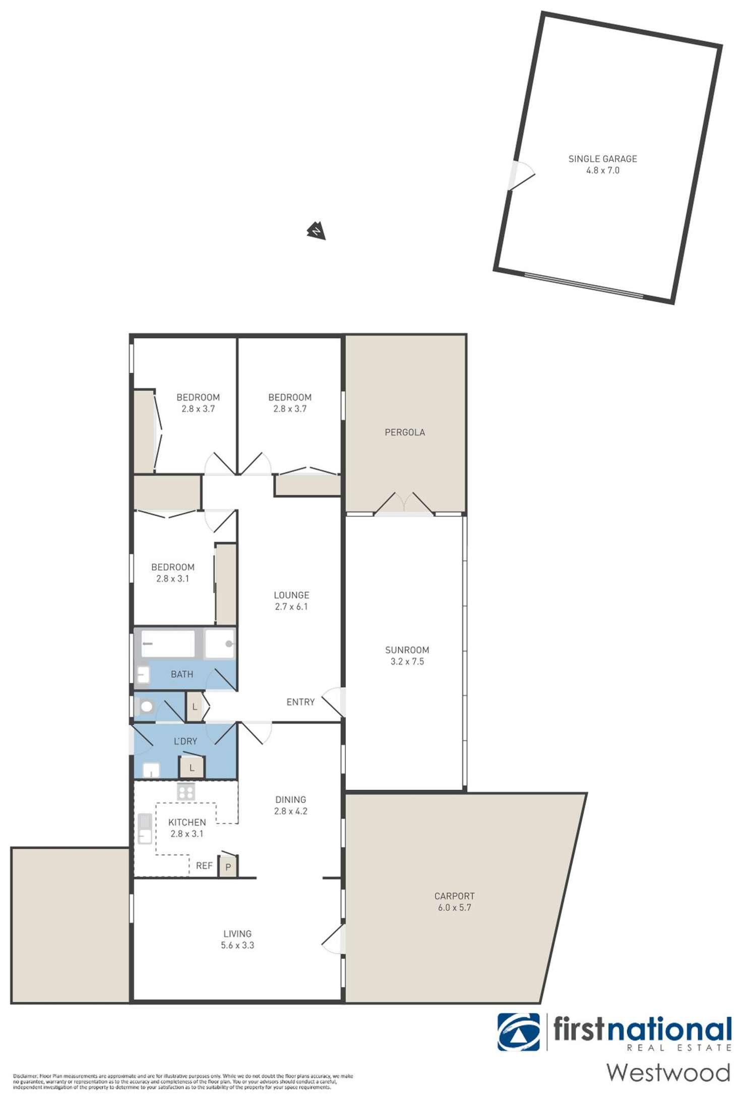 Floorplan of Homely house listing, 4 Huntingfield Drive, Hoppers Crossing VIC 3029