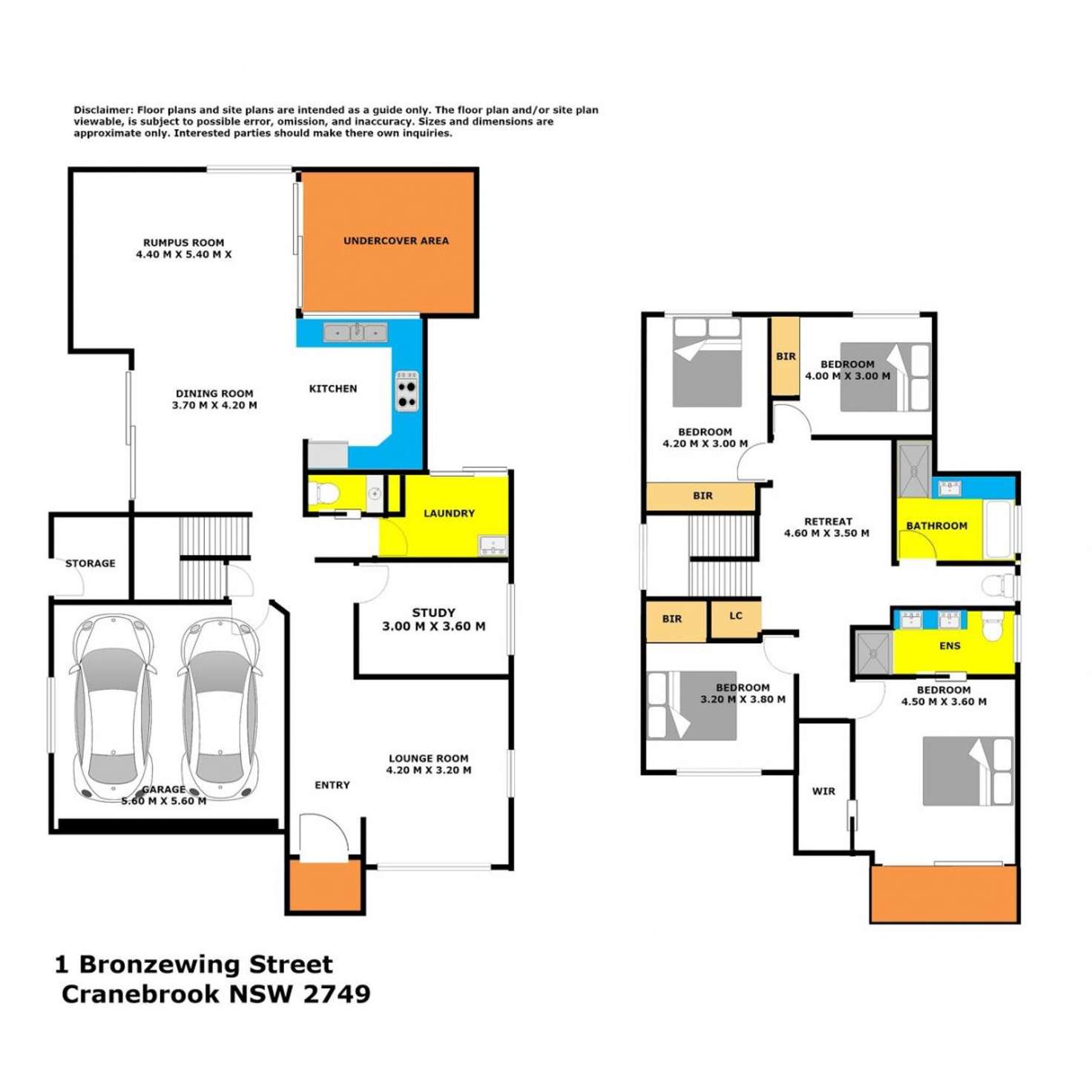 Floorplan of Homely house listing, 1 Bronzewing Common, Cranebrook NSW 2749