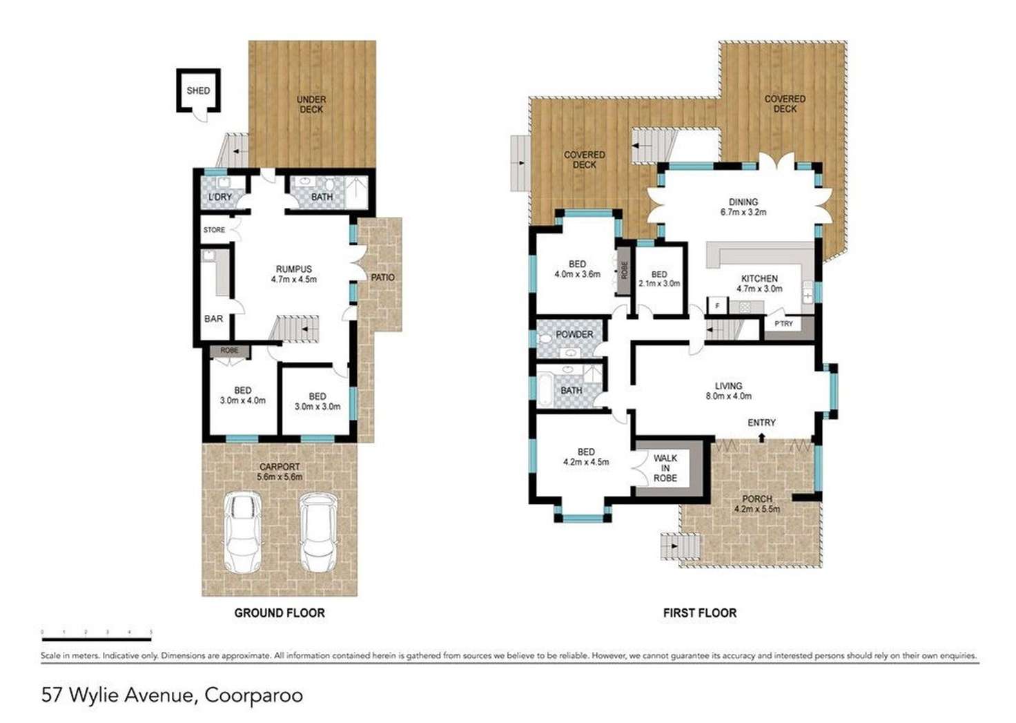 Floorplan of Homely house listing, 57 Wylie Avenue, Coorparoo QLD 4151