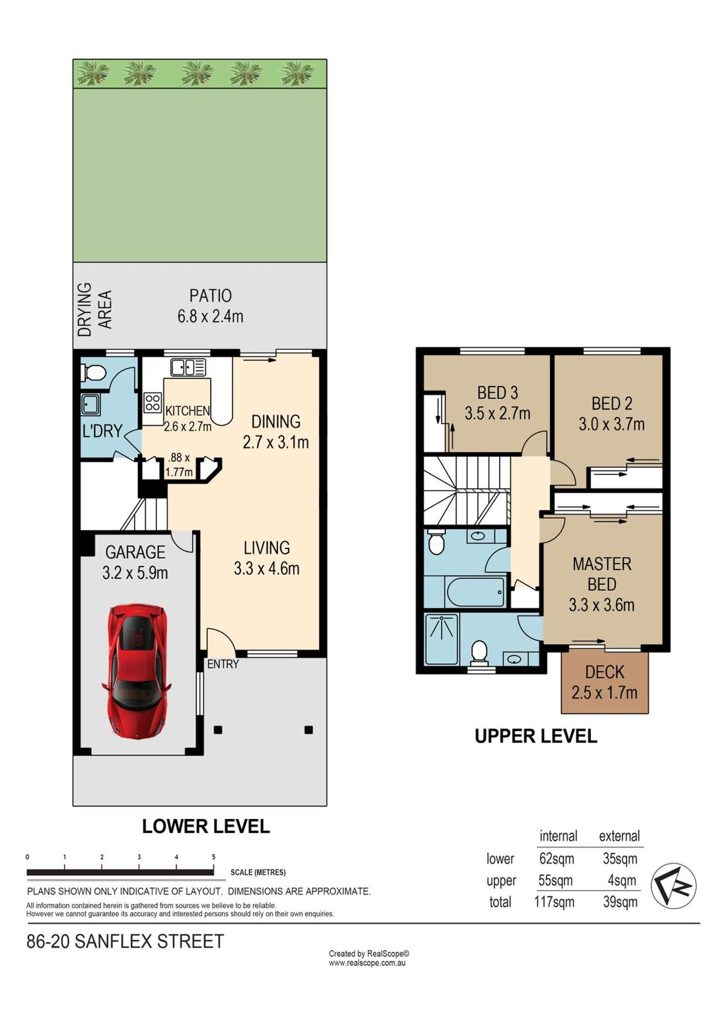 Floorplan of Homely townhouse listing, 86/20 Sanflex Street, Darra QLD 4076