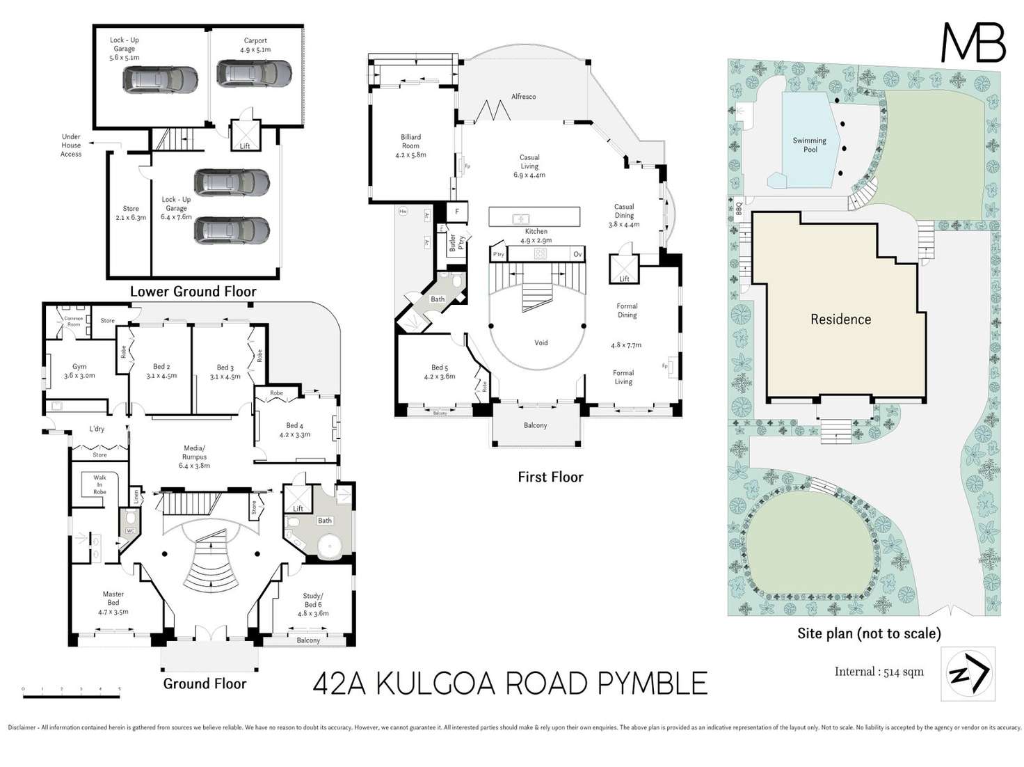 Floorplan of Homely house listing, 42A Kulgoa Road, Pymble NSW 2073