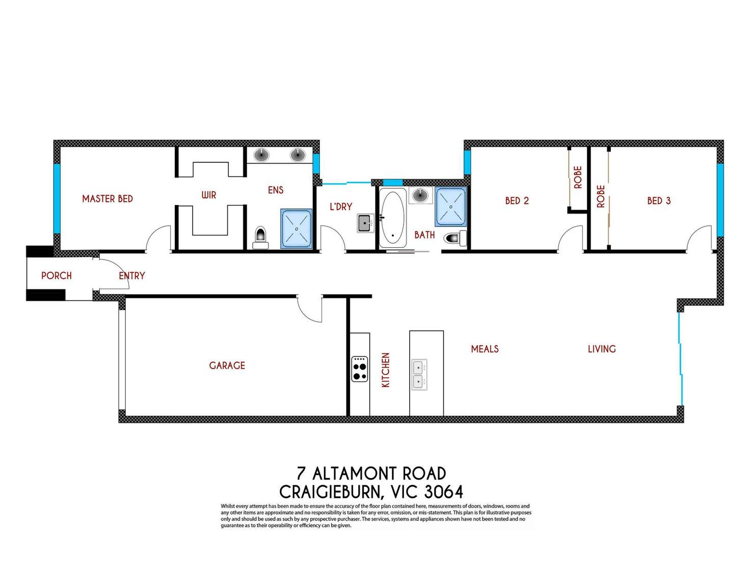 Floorplan of Homely house listing, 7 Altamont Road, Craigieburn VIC 3064
