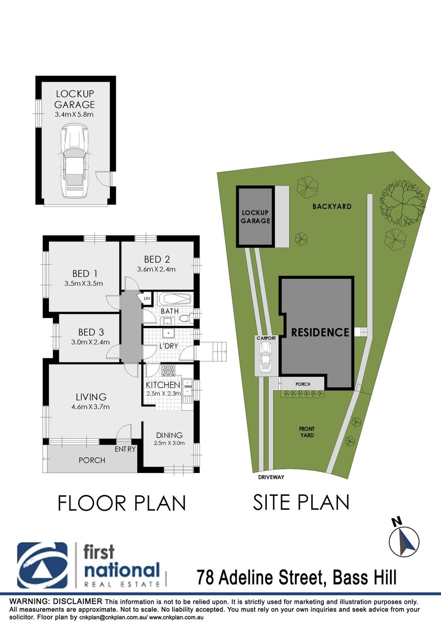 Floorplan of Homely house listing, 78 Adeline Street, Bass Hill NSW 2197