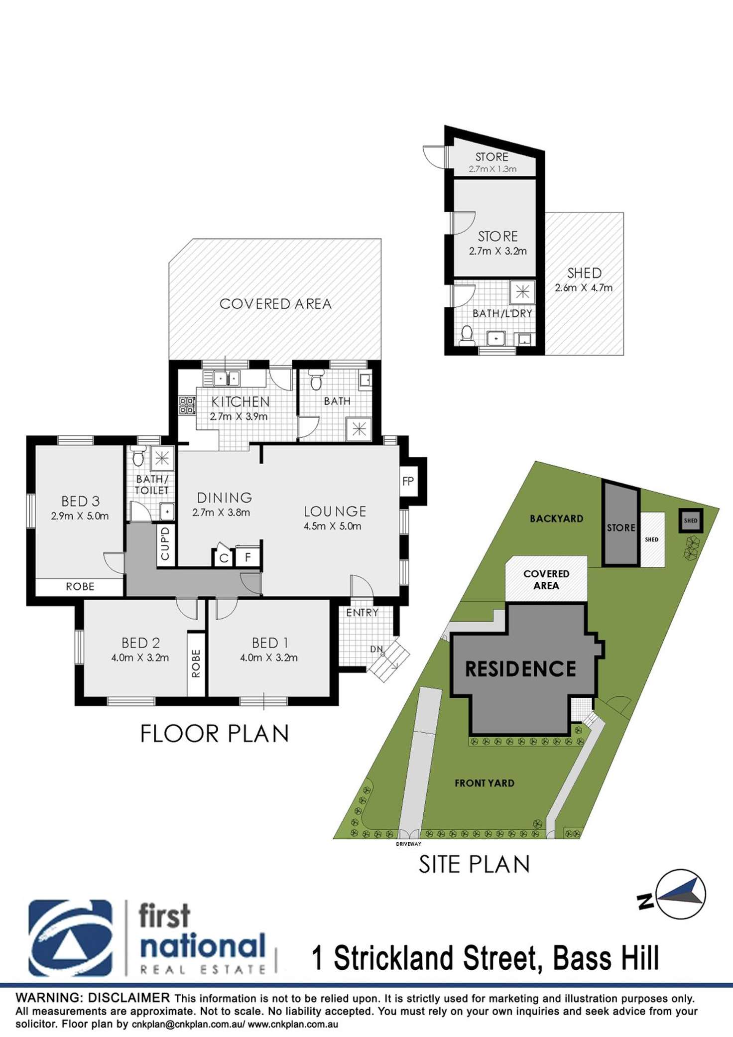 Floorplan of Homely house listing, 1 Strickland Street, Bass Hill NSW 2197