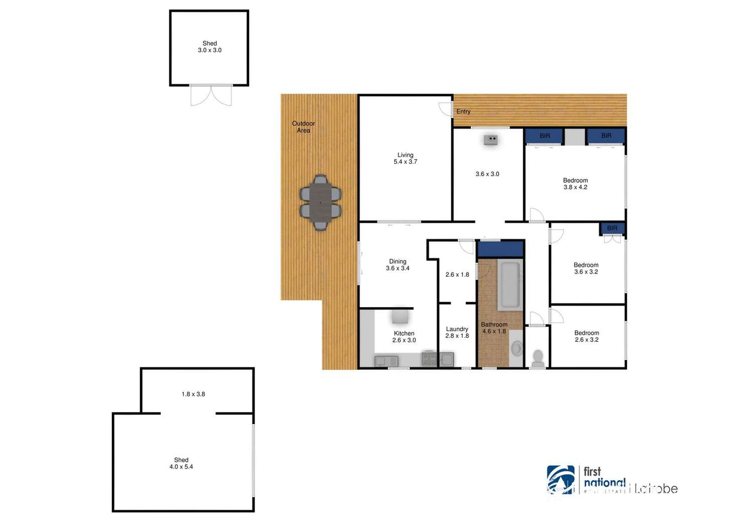 Floorplan of Homely house listing, 25 Third Street, Yallourn North VIC 3825